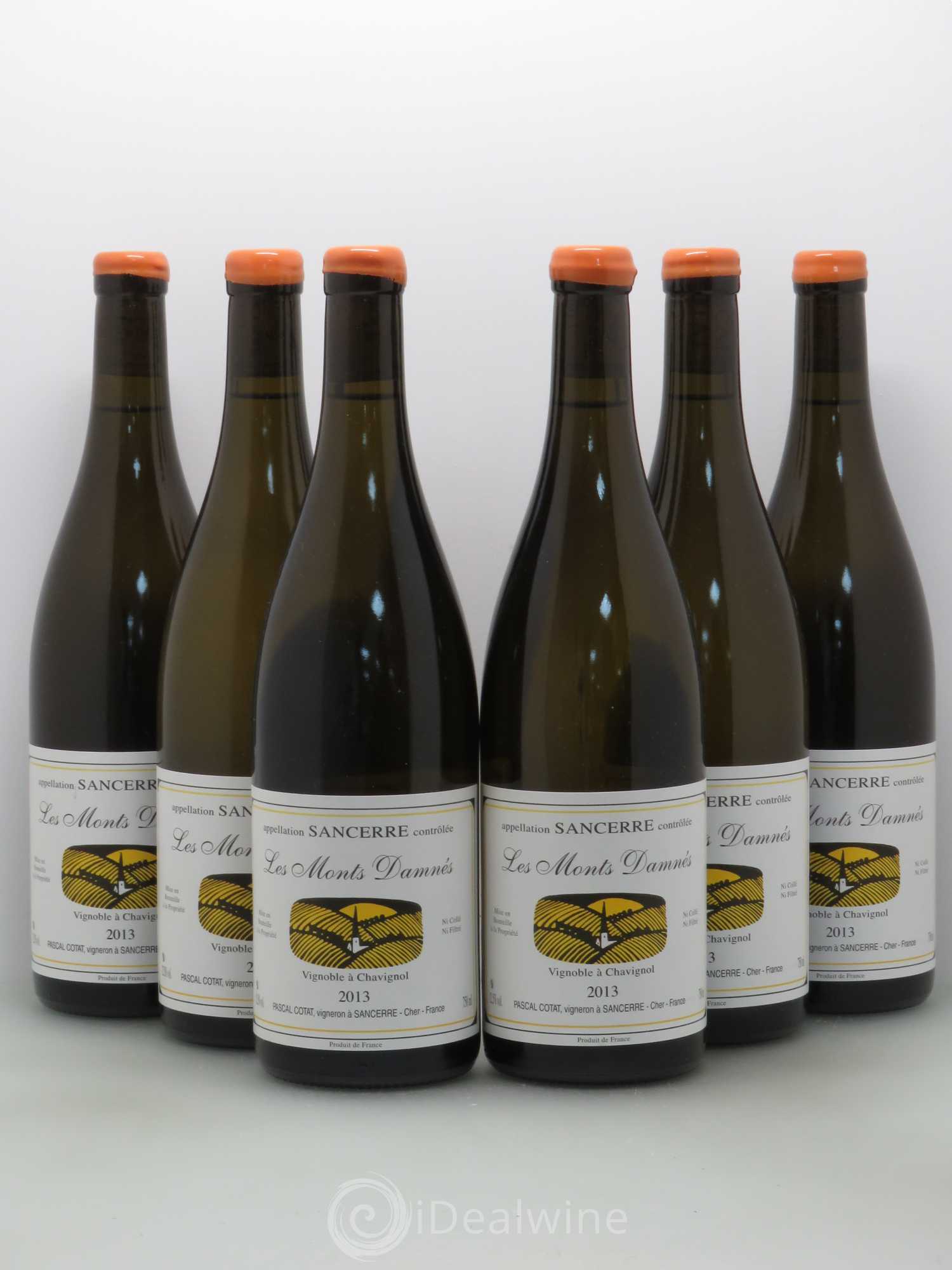 Sancerre Monts Damnes Pascal Cotat 2013 - Posten von 6 Flaschen - 0