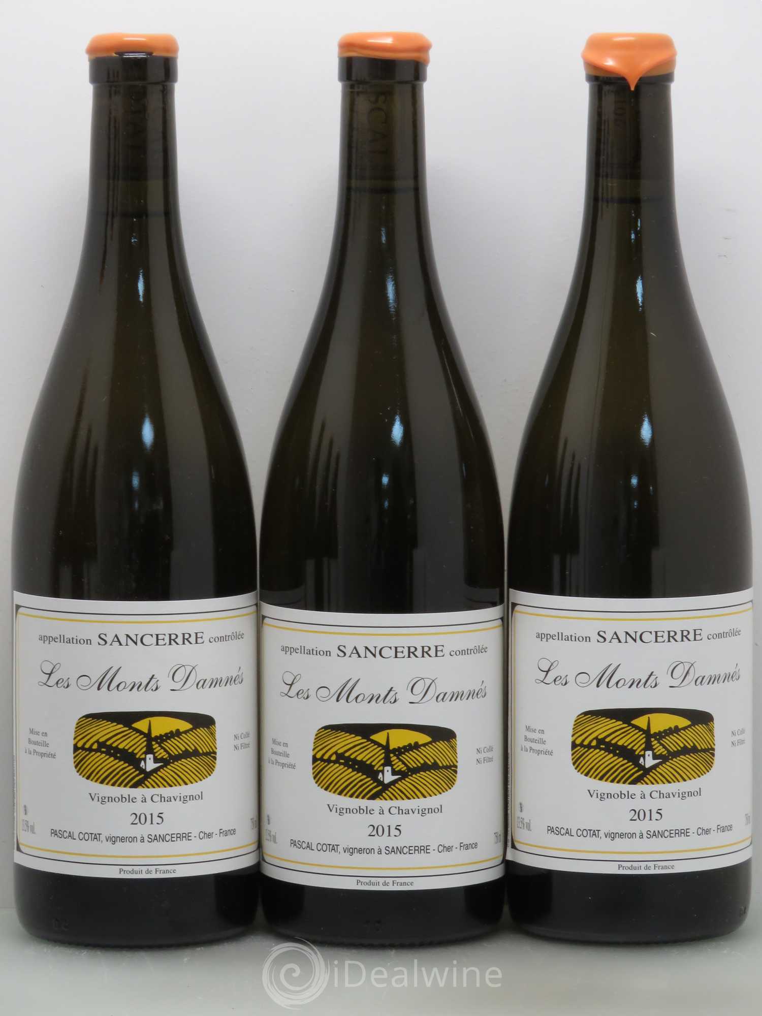 Sancerre Monts Damnes Pascal Cotat 2015 - Posten von 6 Flaschen - 2