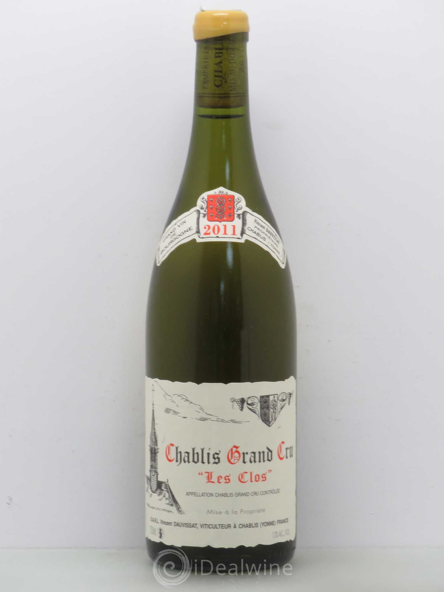 Chablis Grand Cru Les Clos Vincent Dauvissat (Domaine) 2011 - Lot de 1 bouteille - 0