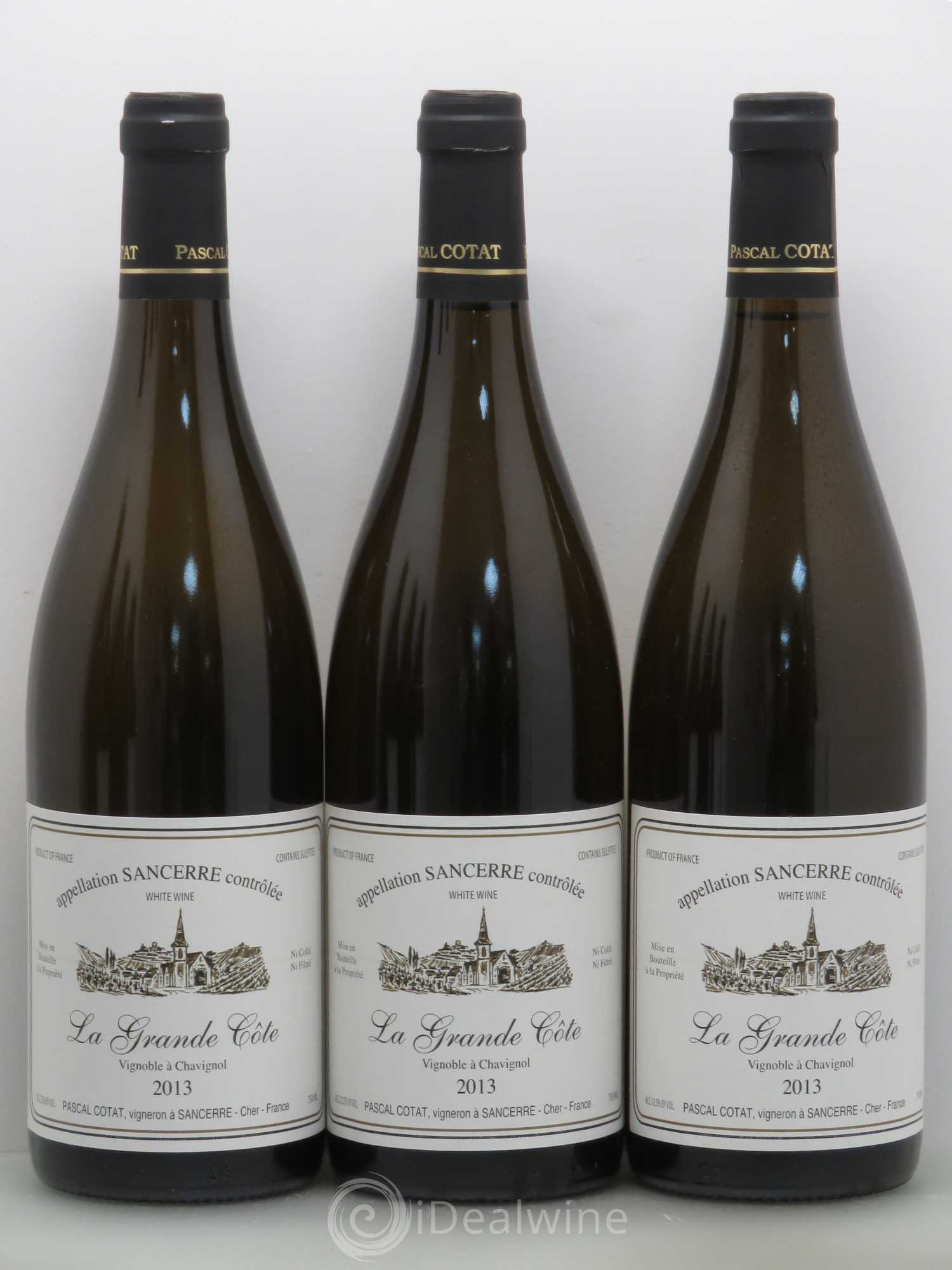 Sancerre Grande Côte Pascal Cotat 2013 - Posten von 6 Flaschen - 1