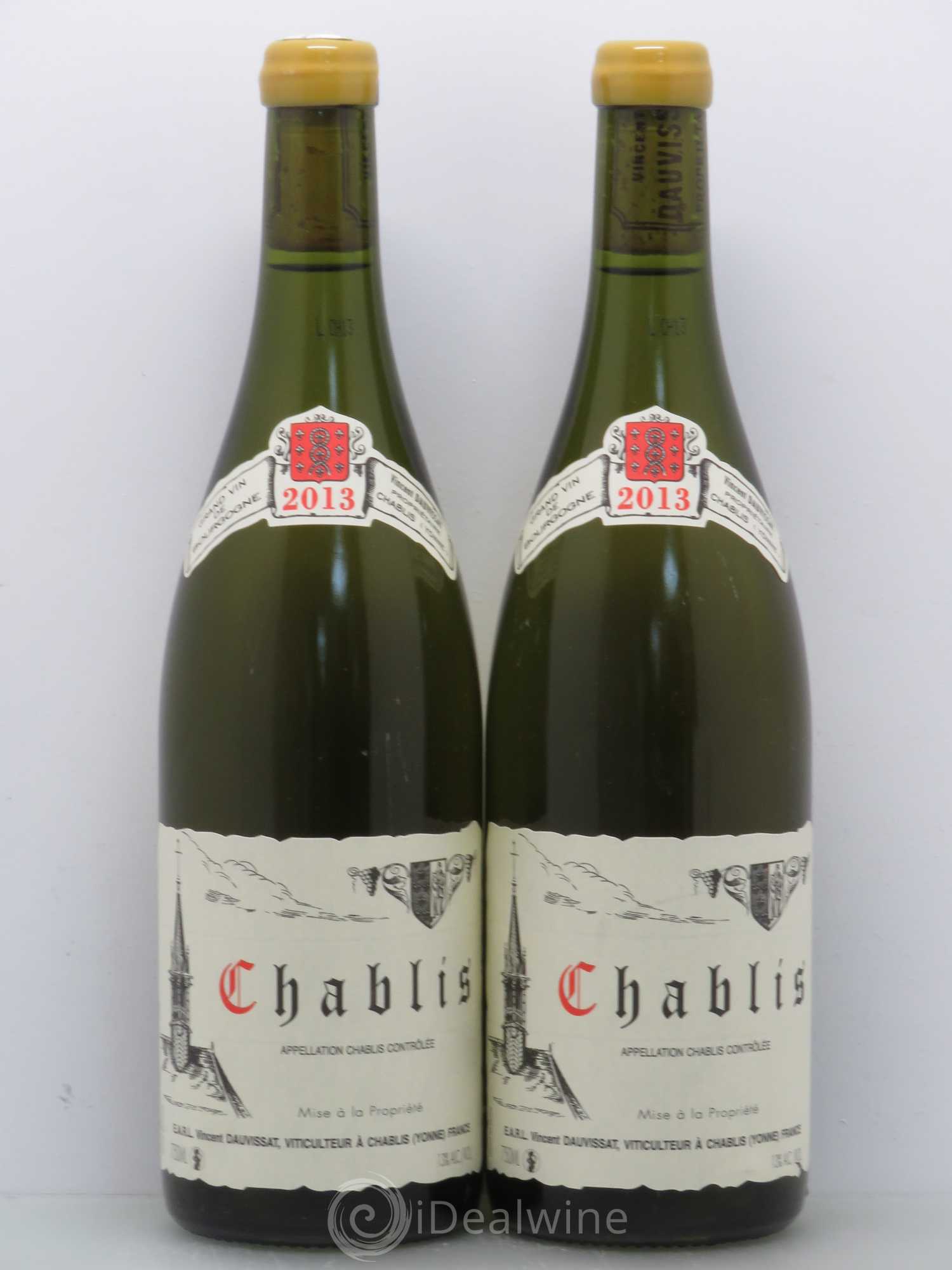 Chablis Vincent Dauvissat (Domaine) 2013 - Lot de 2 bouteilles - 0