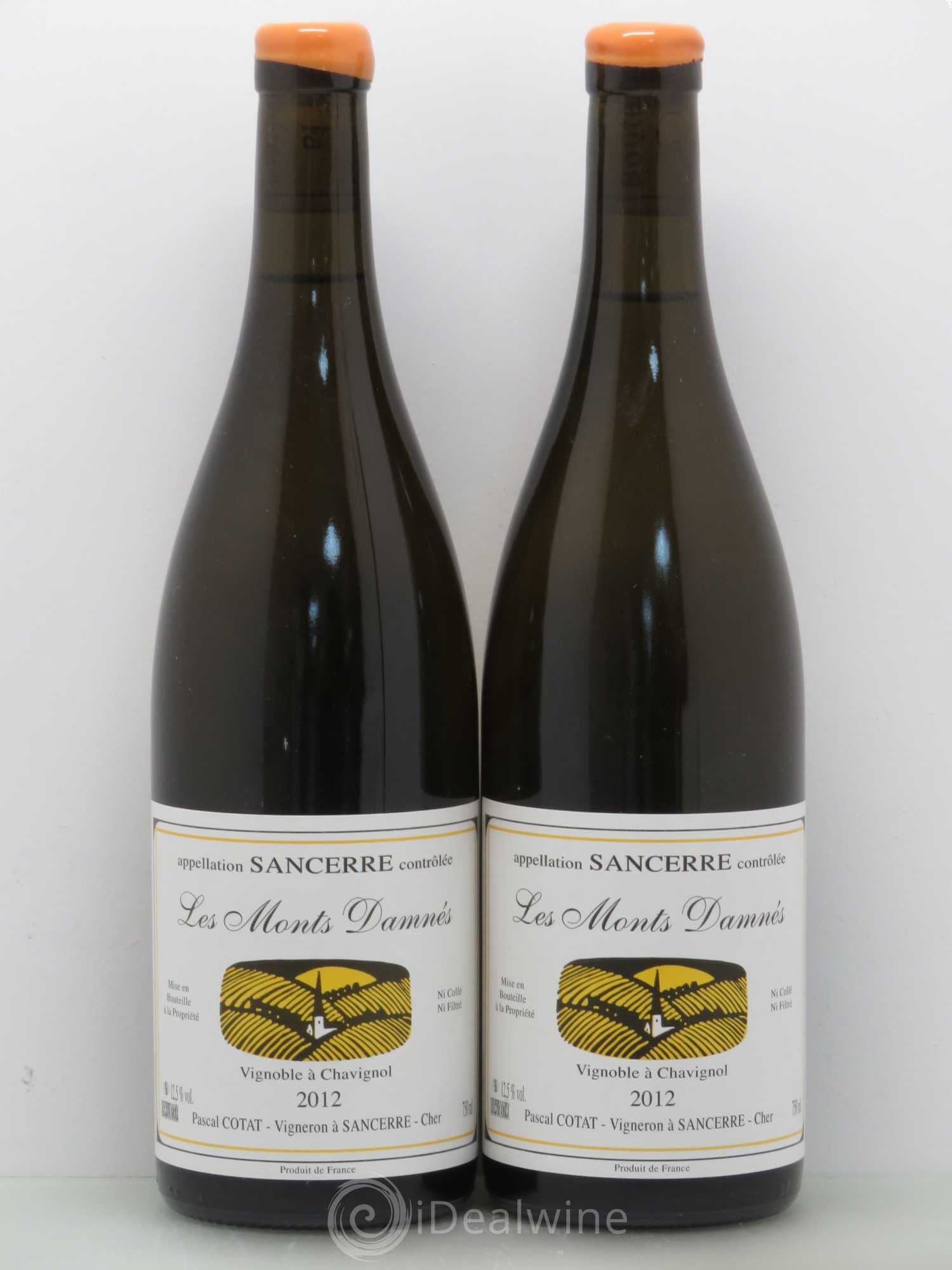 Sancerre Monts Damnes Pascal Cotat 2012 - Posten von 2 Flaschen - 0