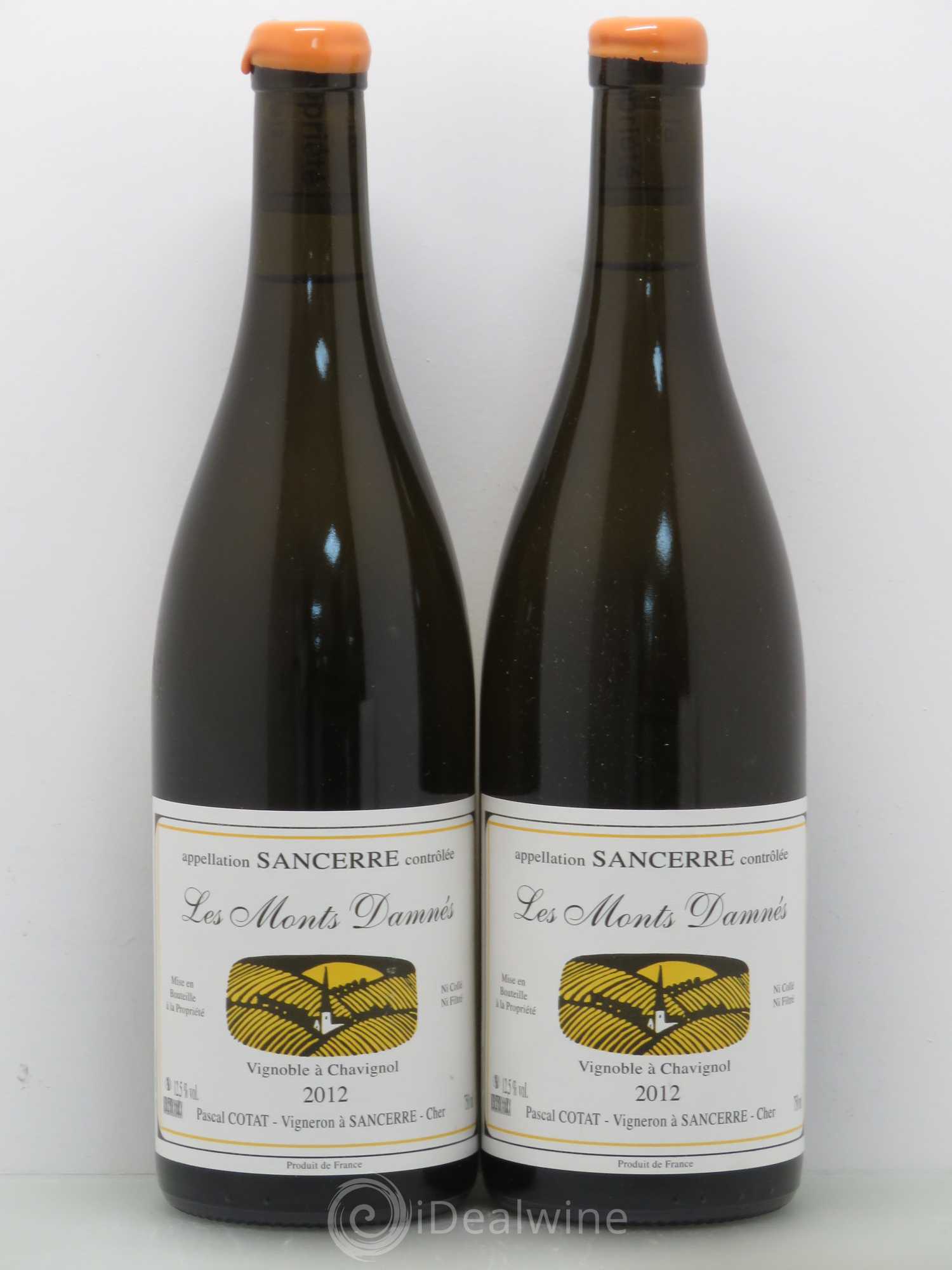 Sancerre Monts Damnes Pascal Cotat 2012 - Posten von 2 Flaschen - 0