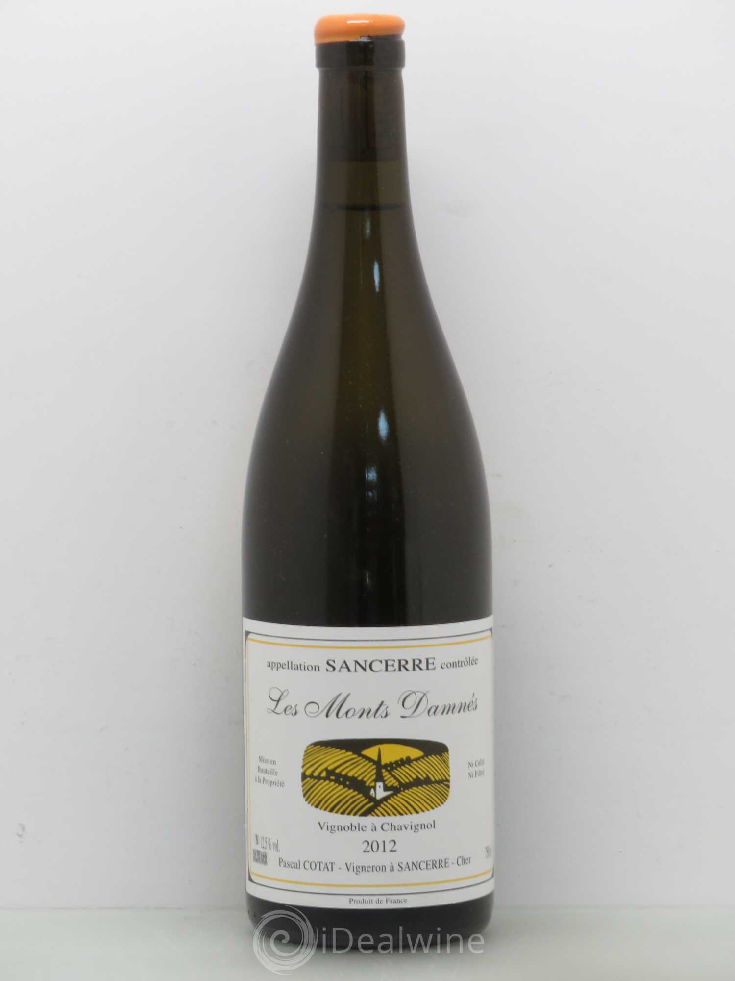 Sancerre Monts Damnes Pascal Cotat 2012 - Posten von 1 Flasche - 0