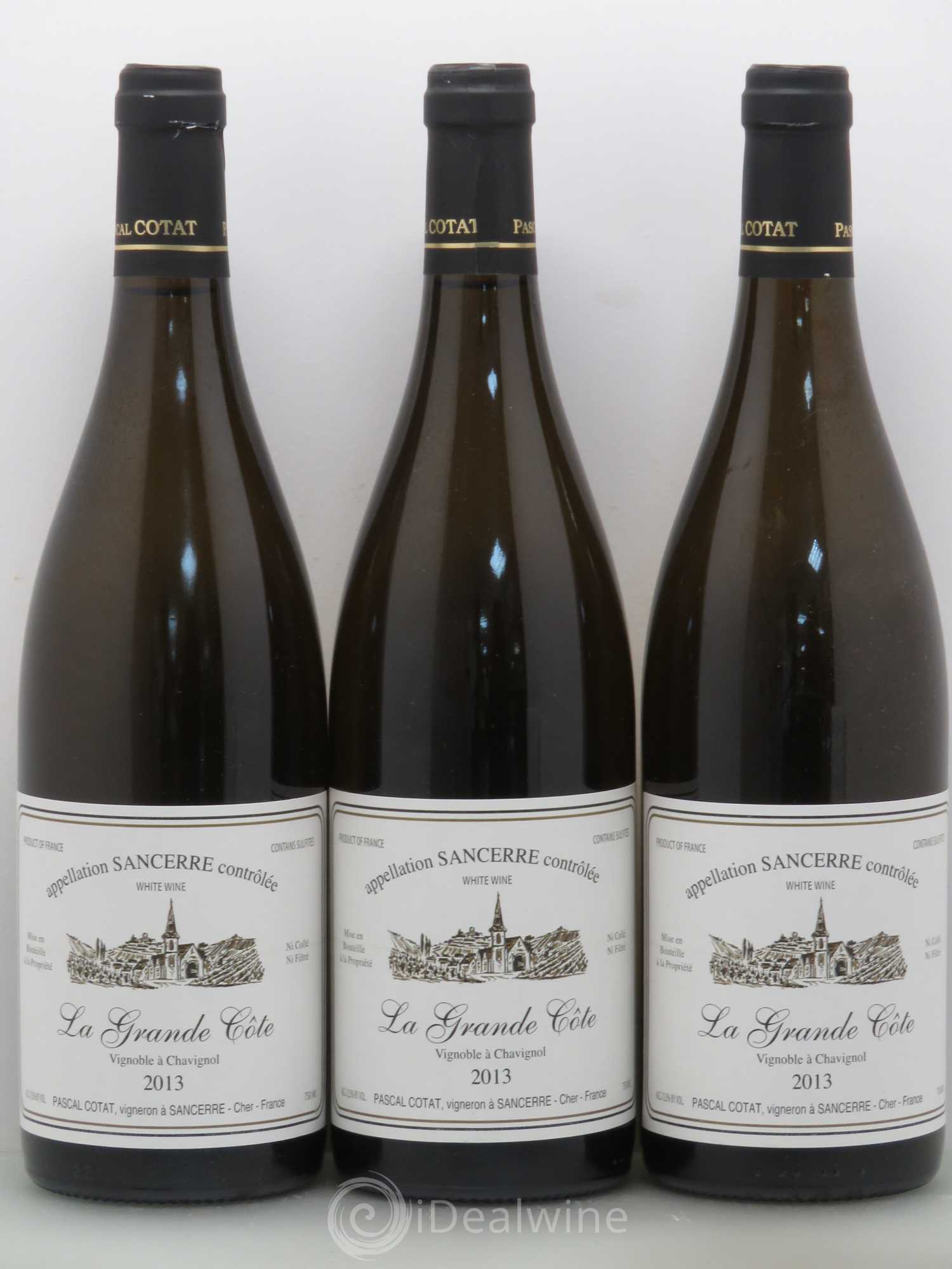 Sancerre Grande Côte Pascal Cotat 2013 - Posten von 6 Flaschen - 1