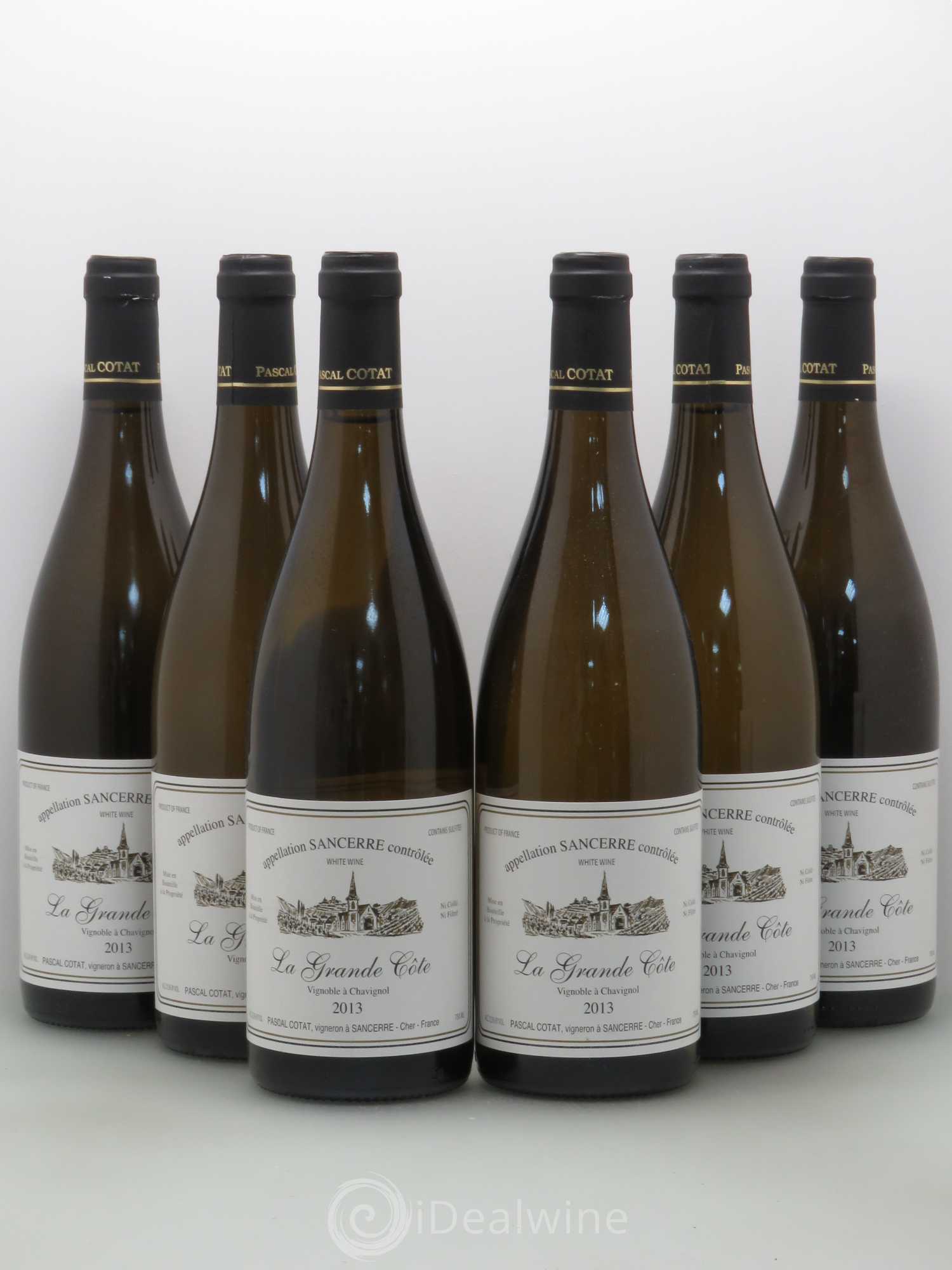 Sancerre Grande Côte Pascal Cotat 2013 - Posten von 6 Flaschen - 0