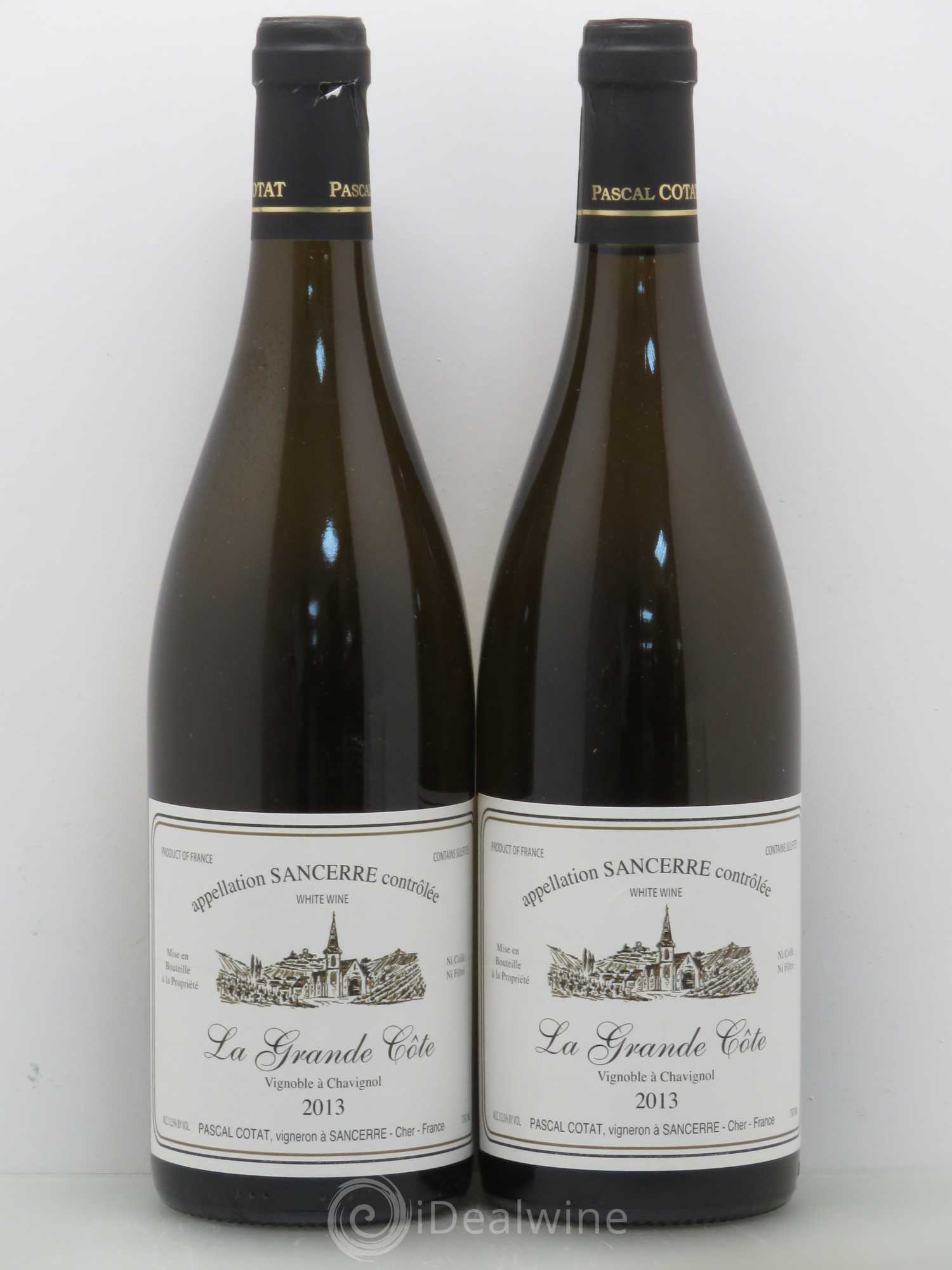 Sancerre Grande Côte Pascal Cotat 2013 - Posten von 2 Flaschen - 0