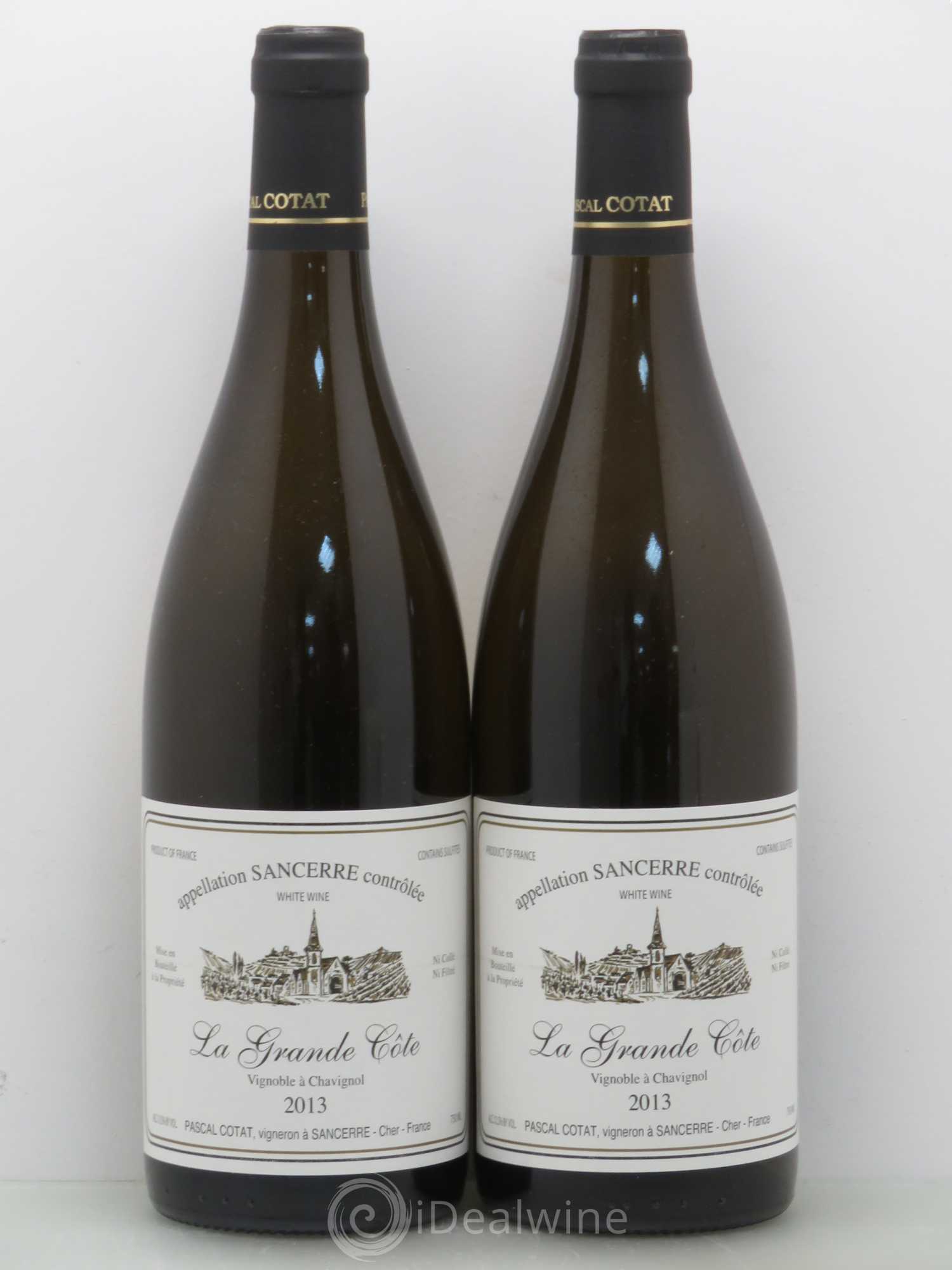 Sancerre Grande Côte Pascal Cotat 2013 - Posten von 2 Flaschen - 0