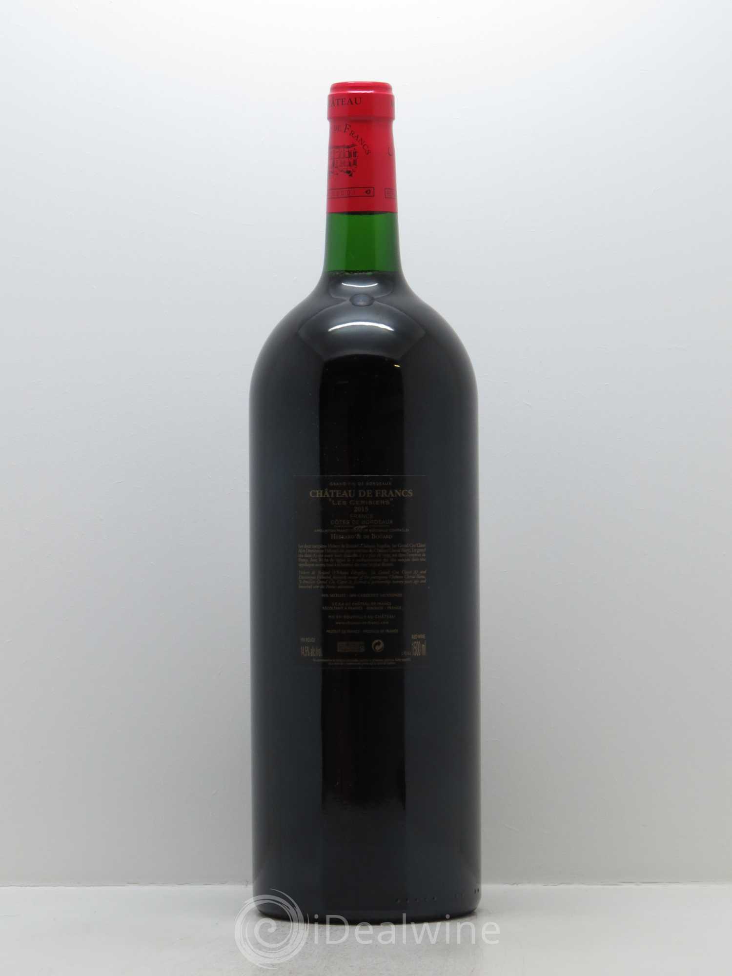 Château de Francs - Les Cerisiers 2015 - Lot de 1 magnum - 1