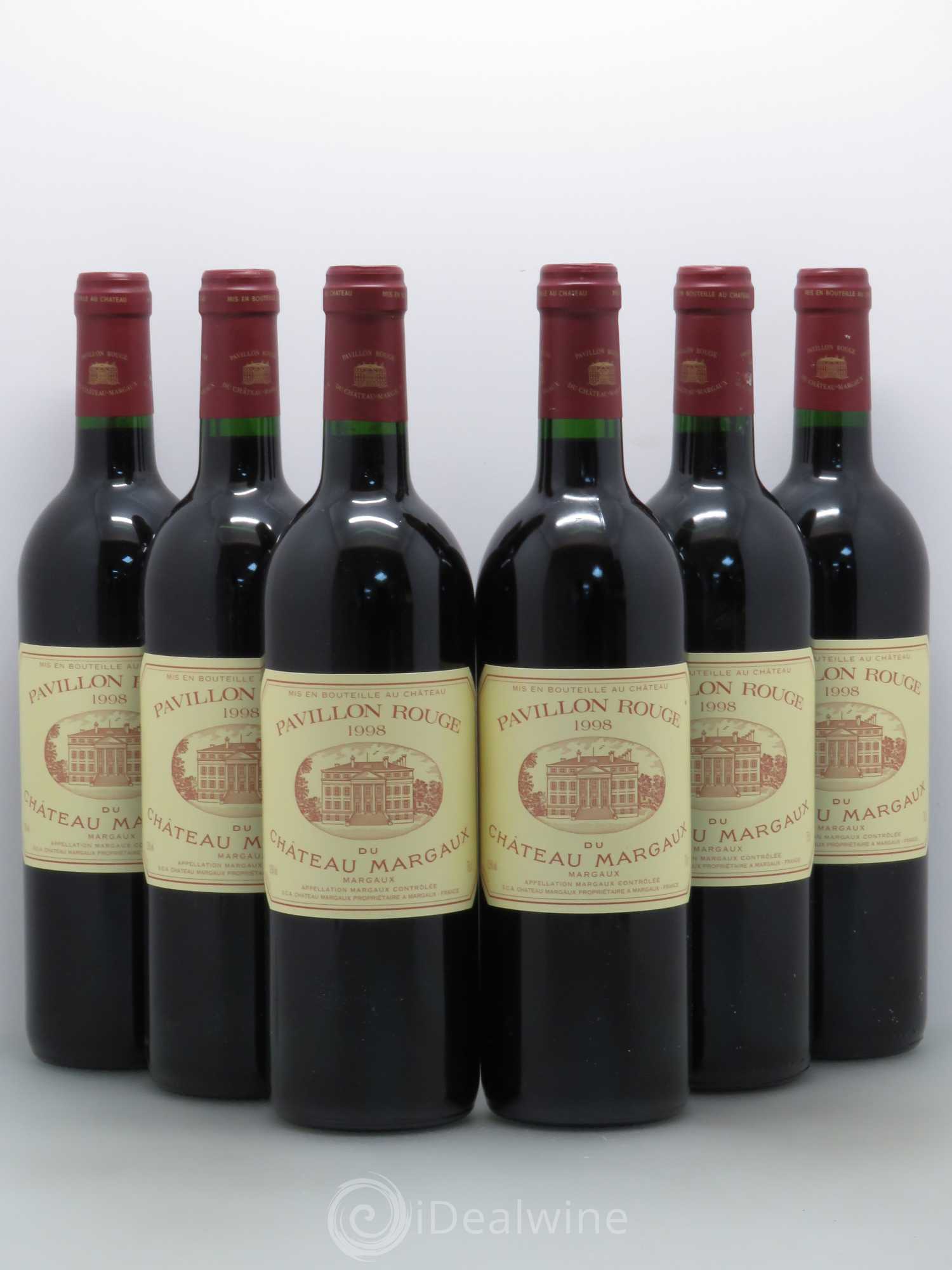 Pavillon Rouge du Château Margaux Second Vin 1998 - Lot de 6 bouteilles - 0