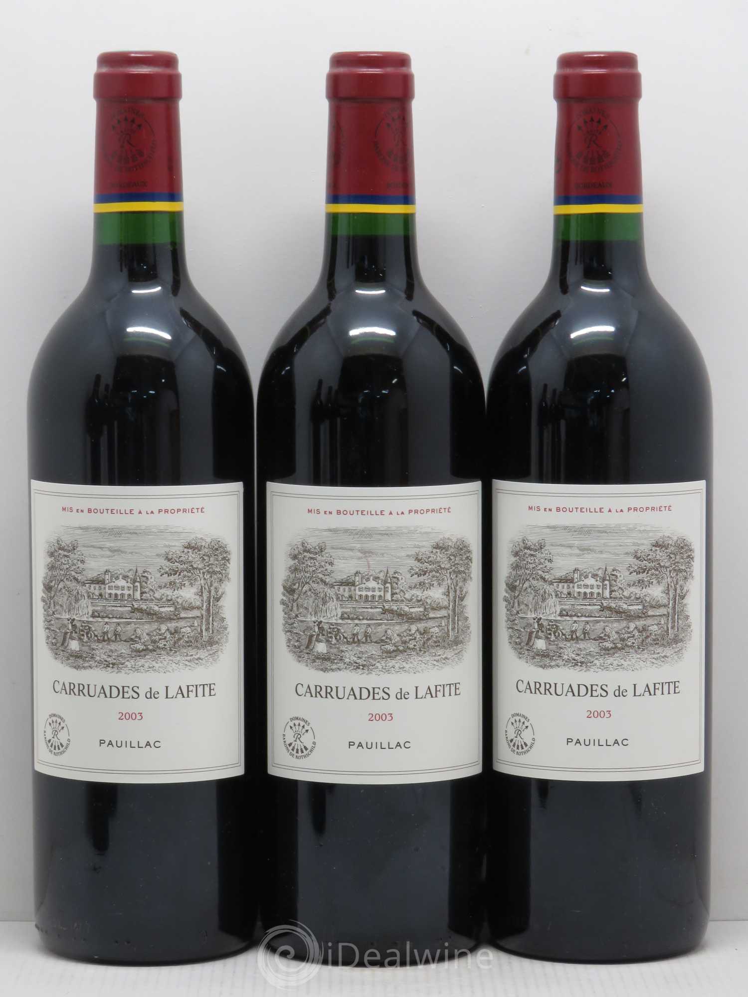 Carruades de Lafite Rothschild Second Vin 2003 - Lot de 6 bouteilles - 1