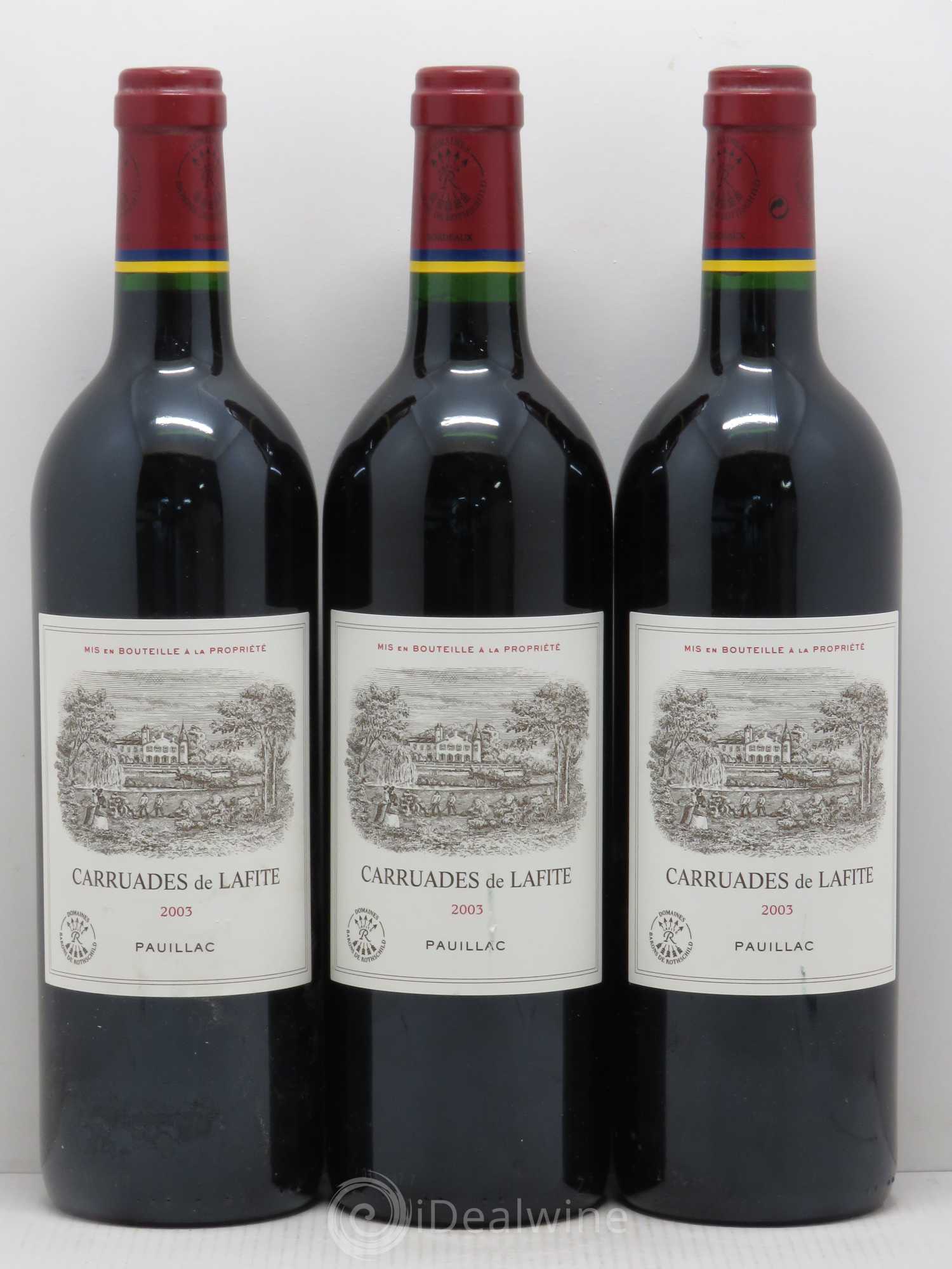 Carruades de Lafite Rothschild Second Vin 2003 - Lot de 6 bouteilles - 2