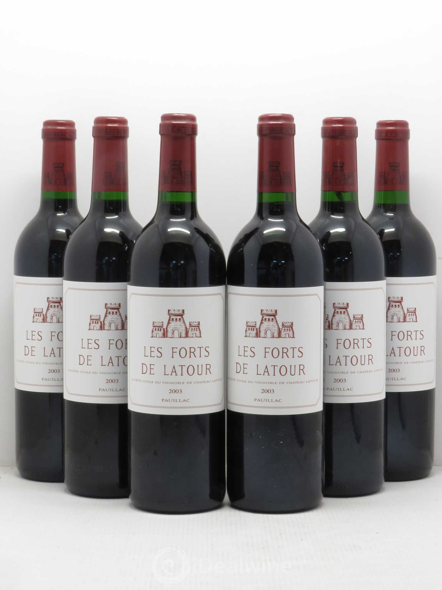 Les Forts de Latour Second Vin 2003 - Lot de 6 bouteilles - 0