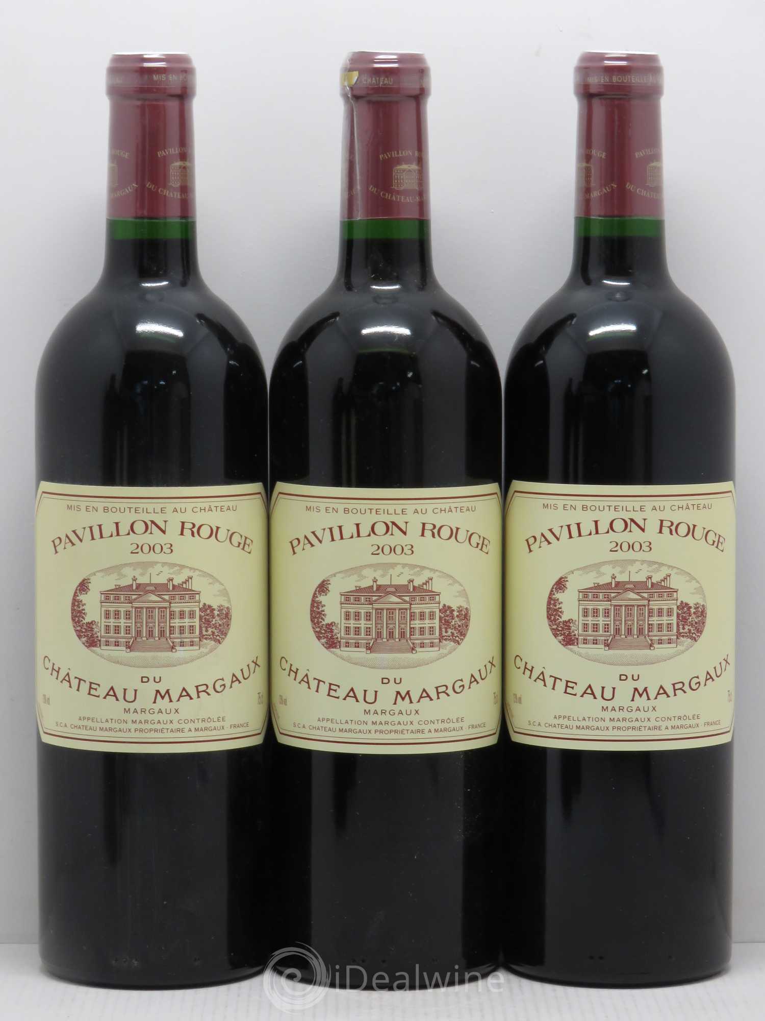 Pavillon Rouge du Château Margaux Second Vin 2003 - Lot de 5 bouteilles - 1