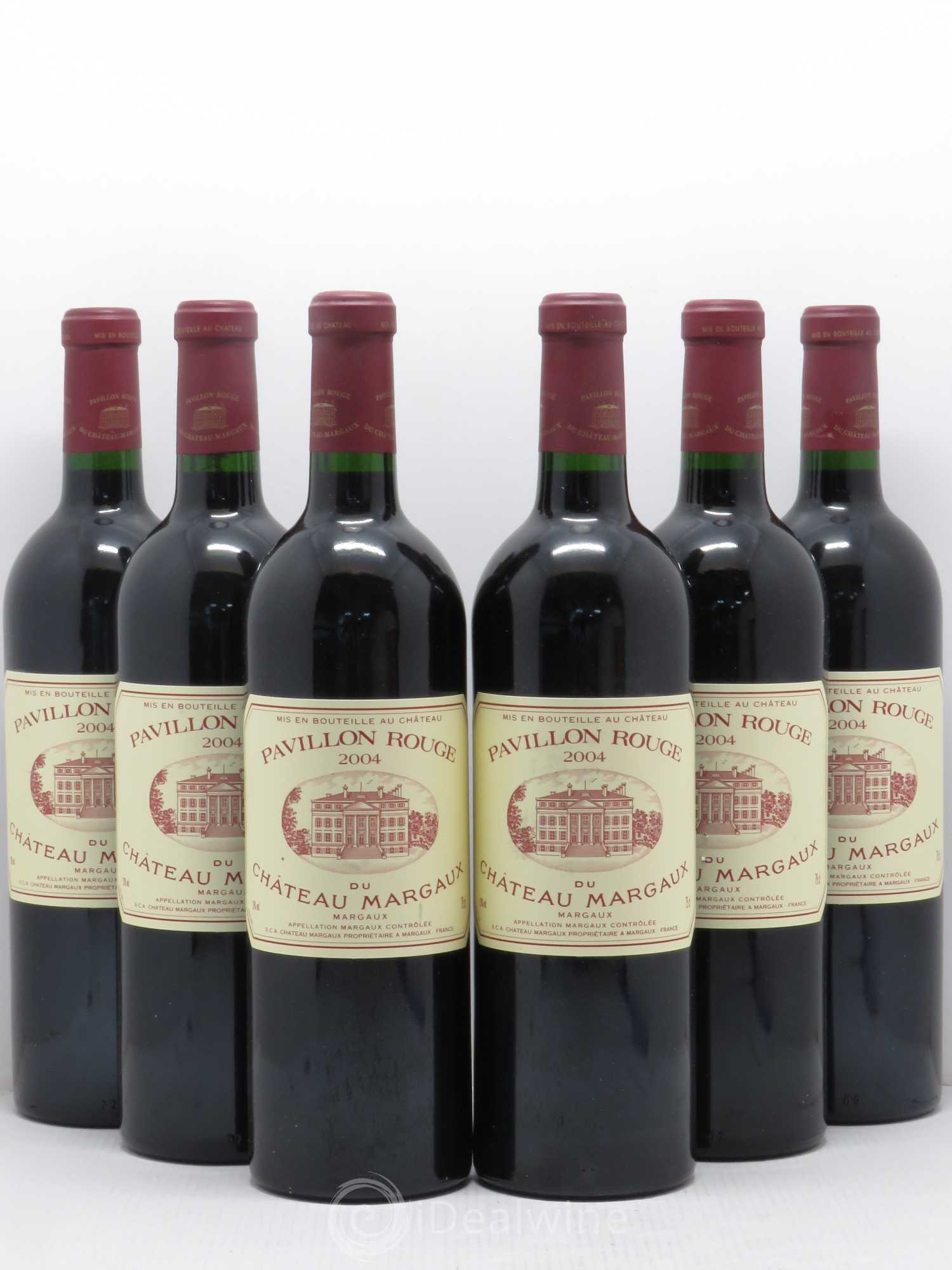 Pavillon Rouge du Château Margaux Second Vin 2004 - Lot de 6 bouteilles - 0