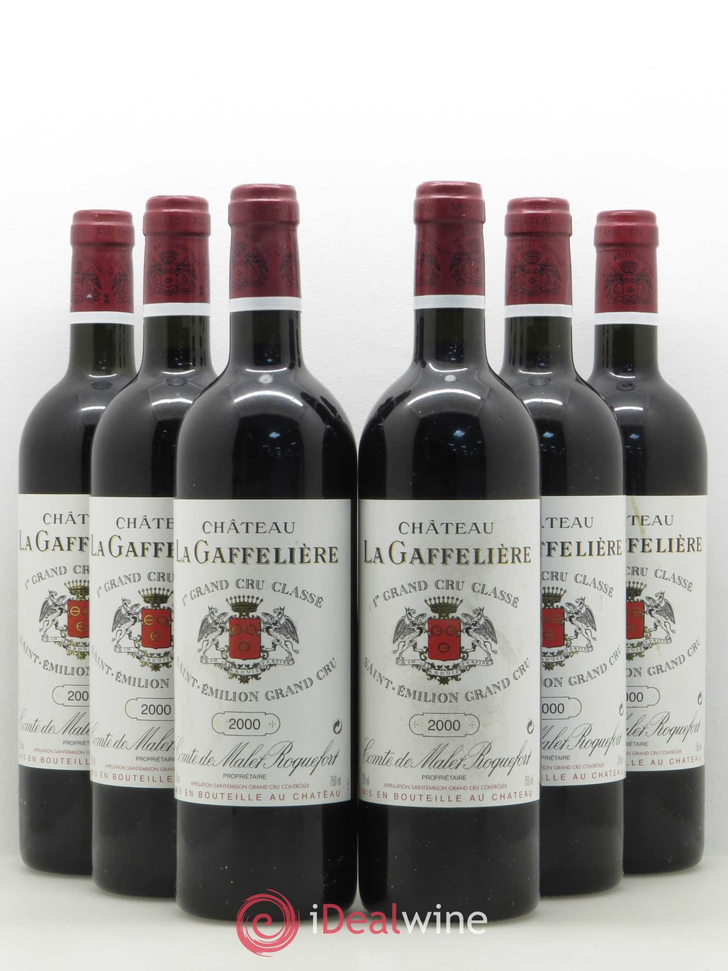 Château la Gaffelière 1er Grand Cru Classé B 2000 - Lot de 6 bouteilles - 0