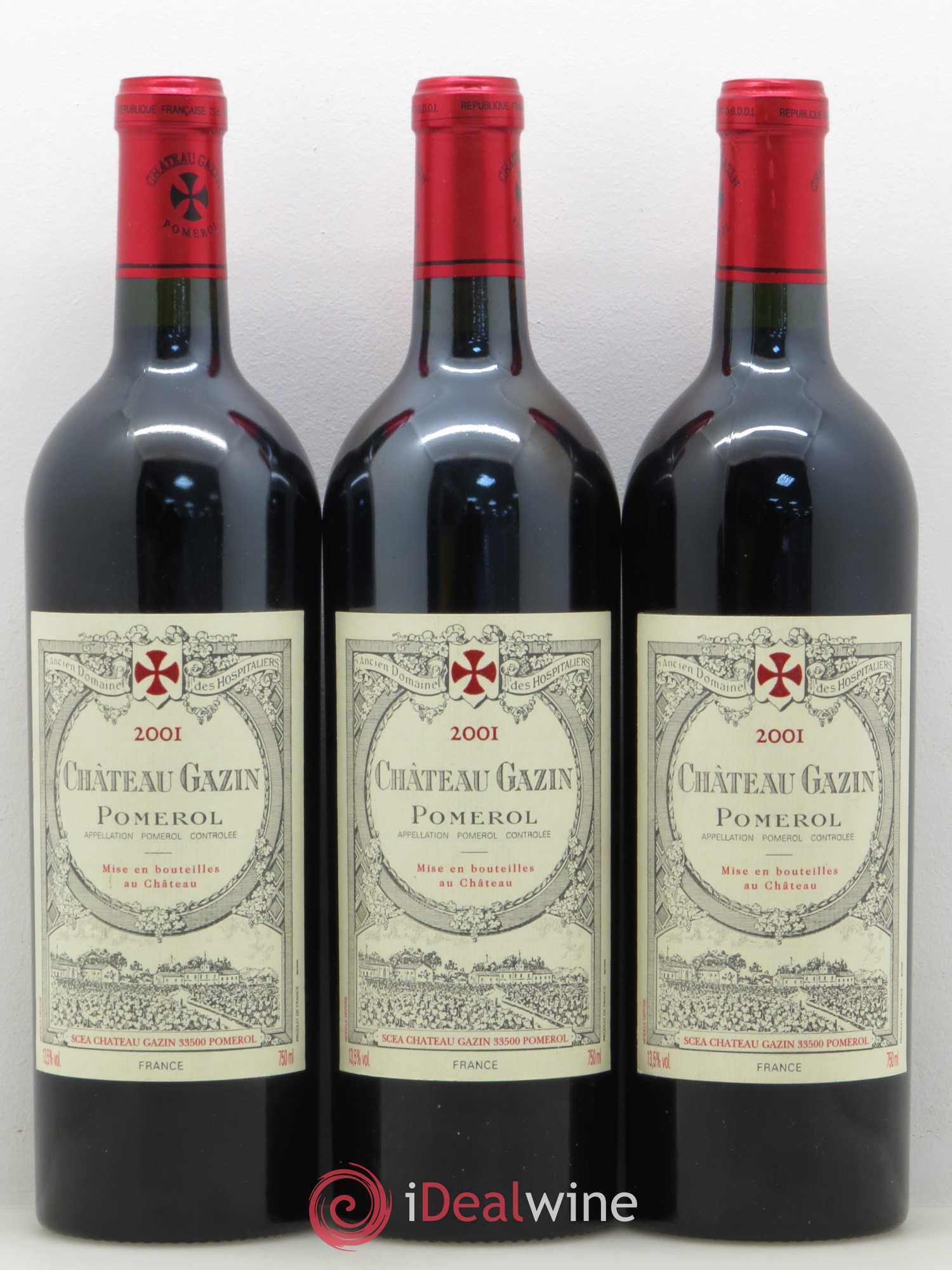 Château Gazin 2001 - Lot de 6 bouteilles - 2