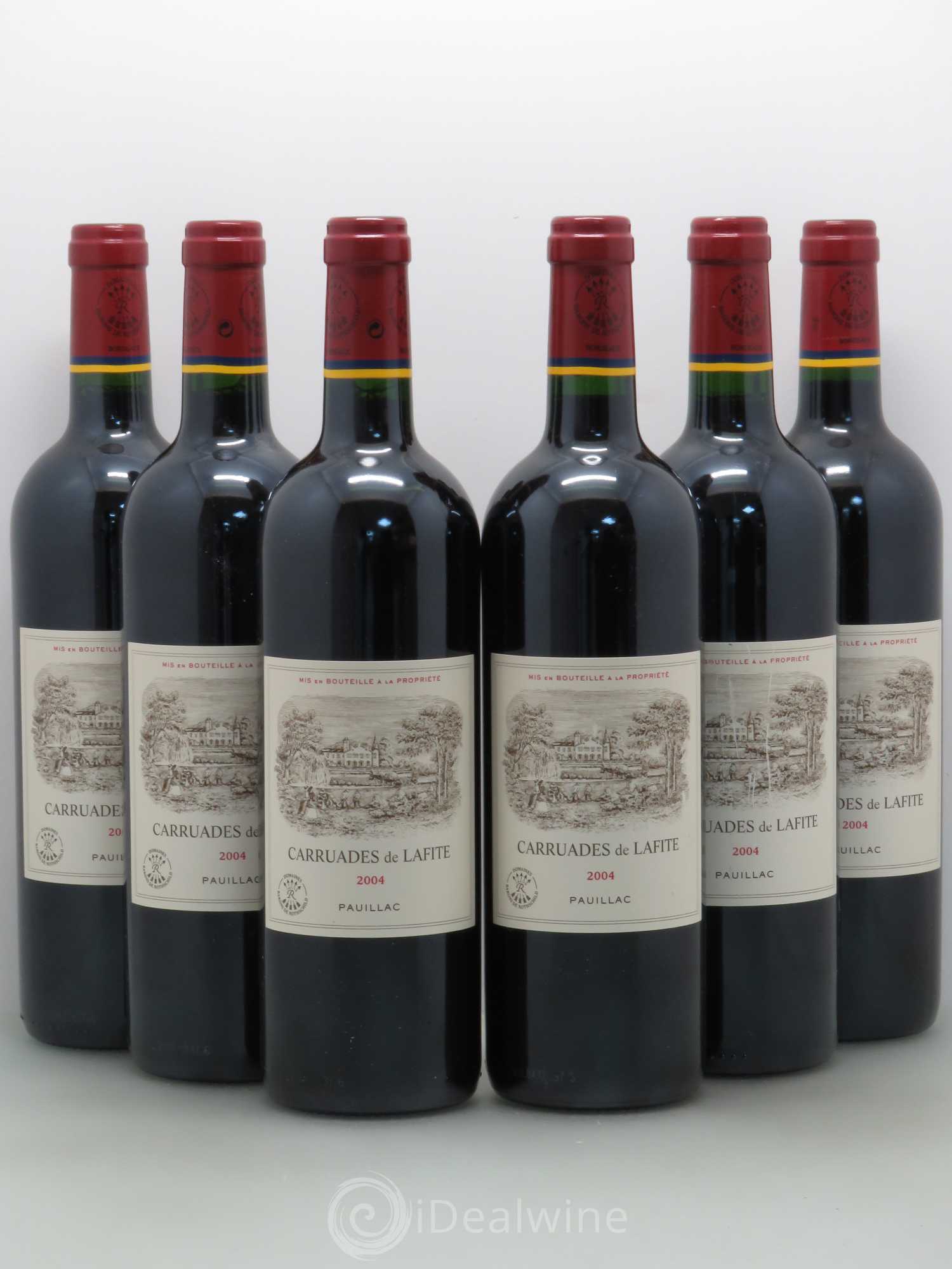 Carruades de Lafite Rothschild Second Vin 2004 - Lot de 6 bouteilles - 0