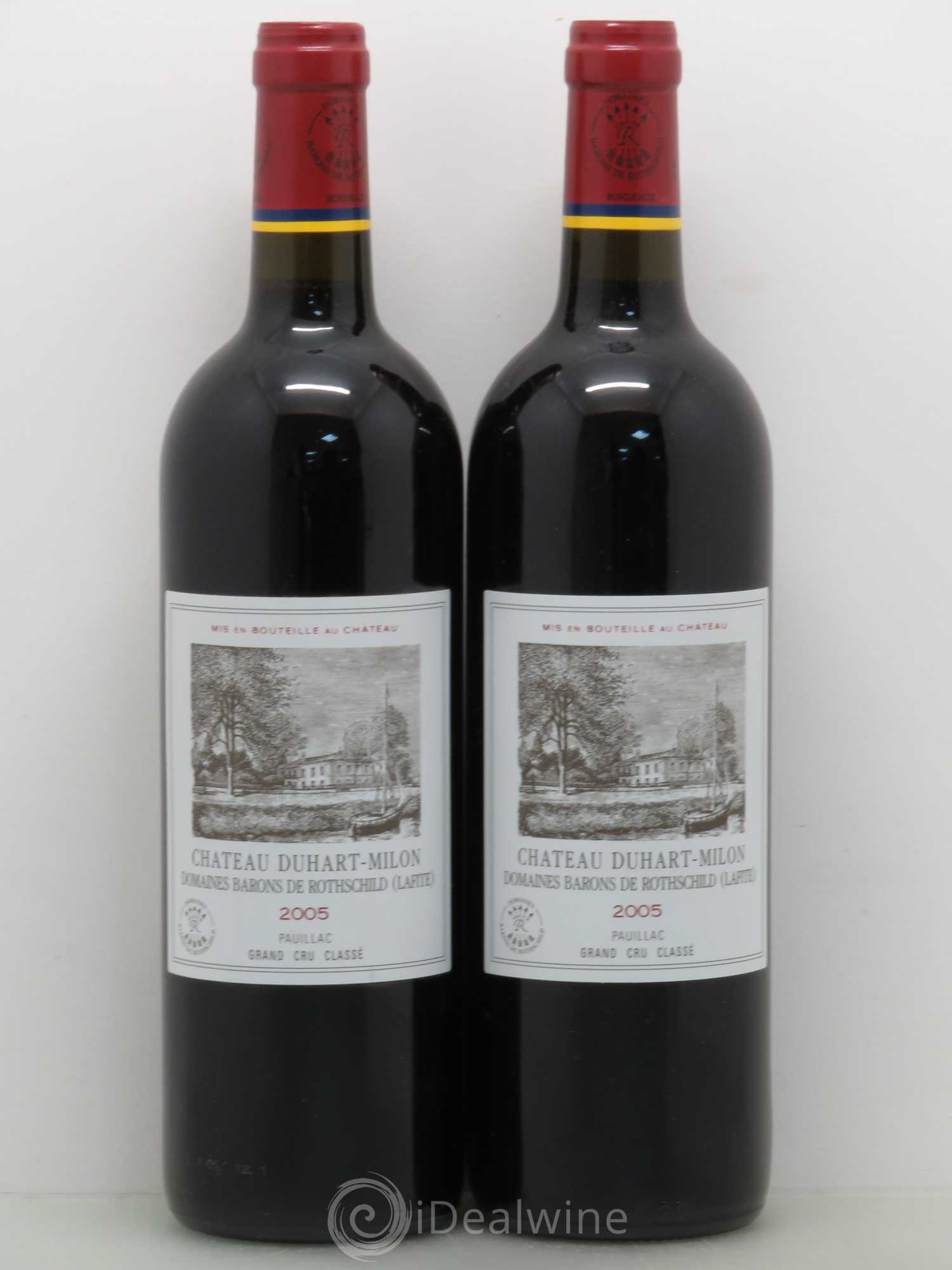 Château Duhart-Milon 4ème Grand Cru Classé 2005 - Lot de 2 bouteilles - 0