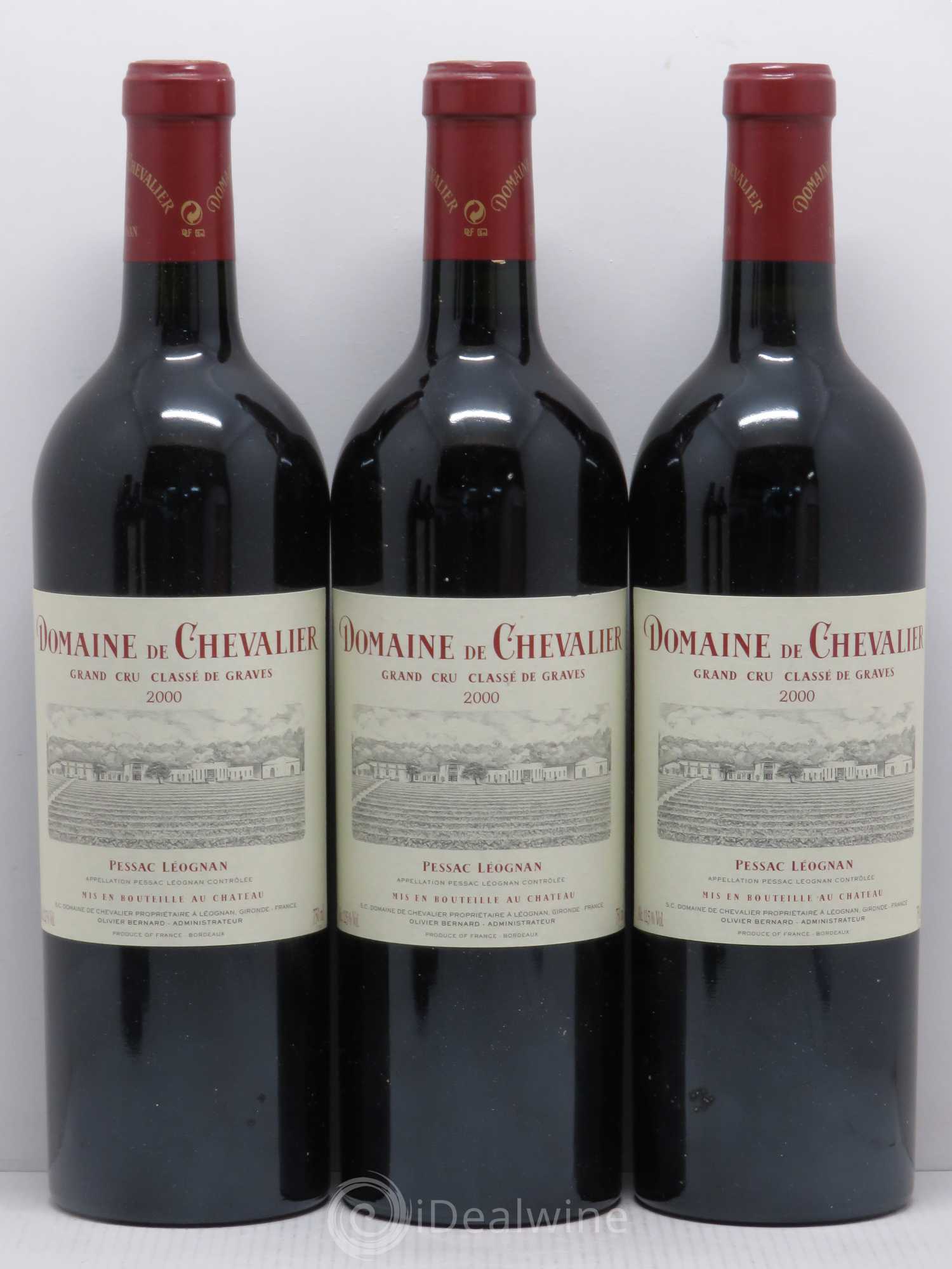 Domaine de Chevalier Cru Classé de Graves 2000 - Lot de 5 bouteilles - 1