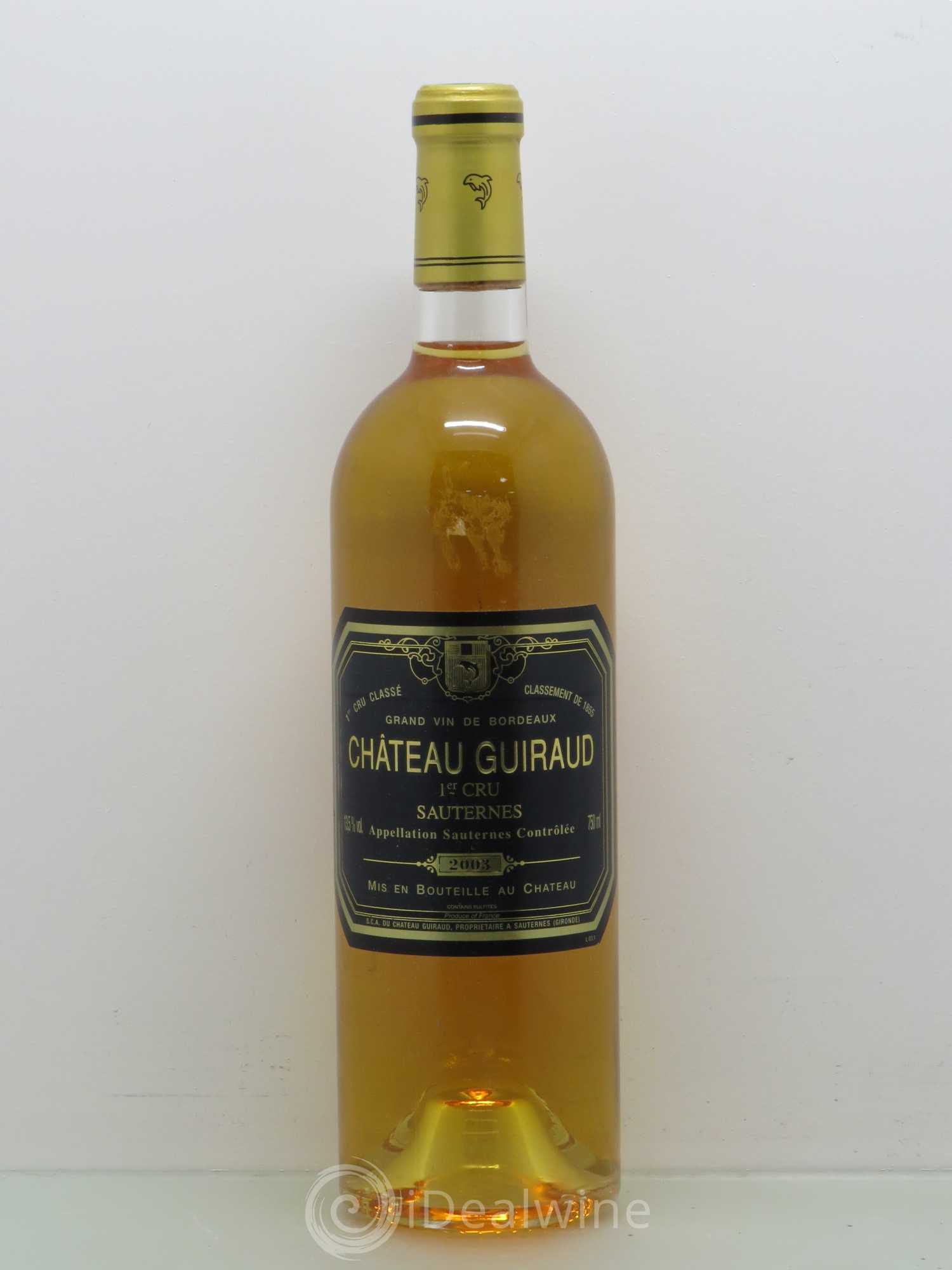Château Guiraud 1er Grand Cru Classé 2003 - Lot de 1 bouteille - 0