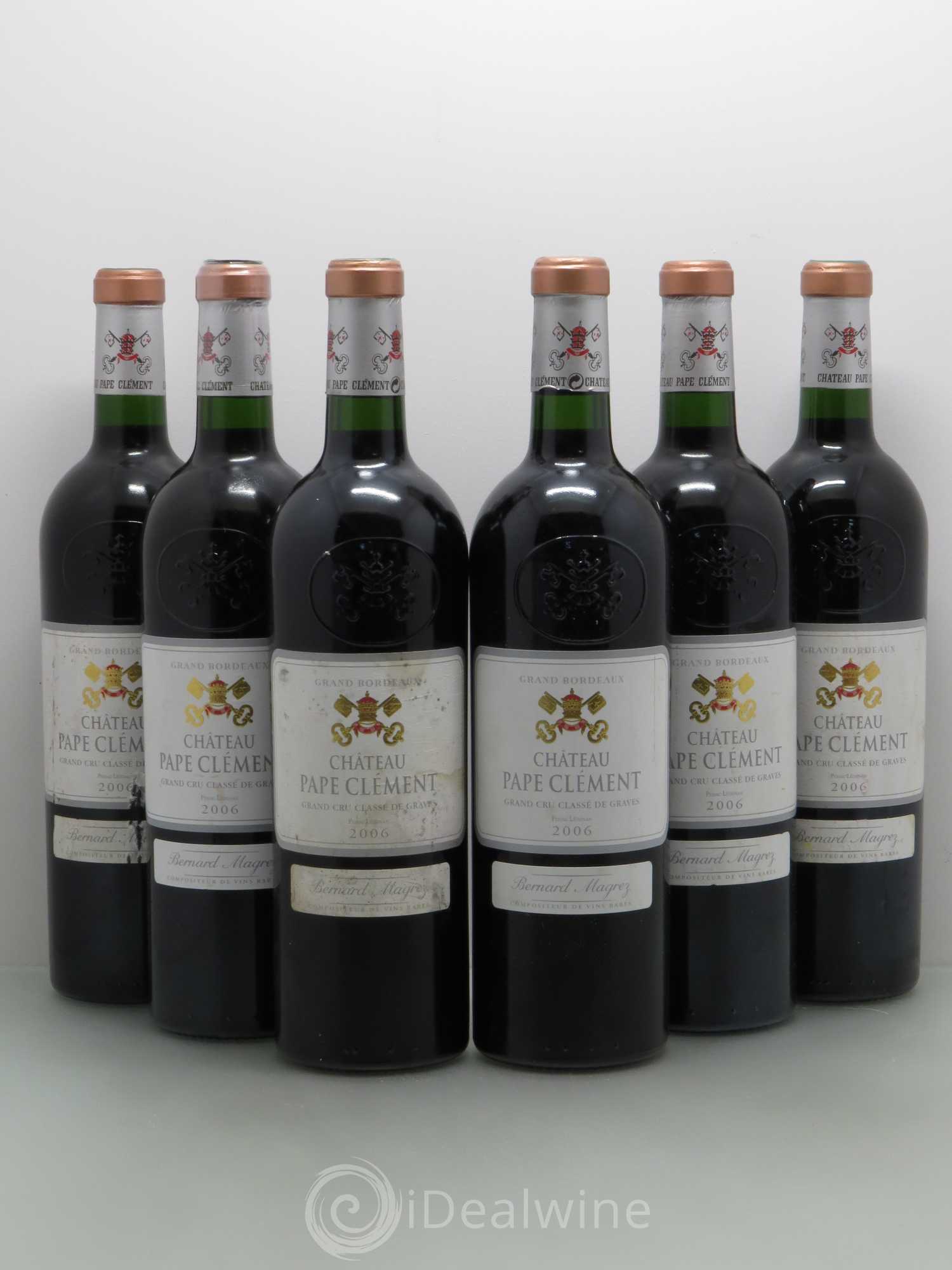 Château Pape Clément Cru Classé de Graves 2006 - Lot de 6 bouteilles - 0