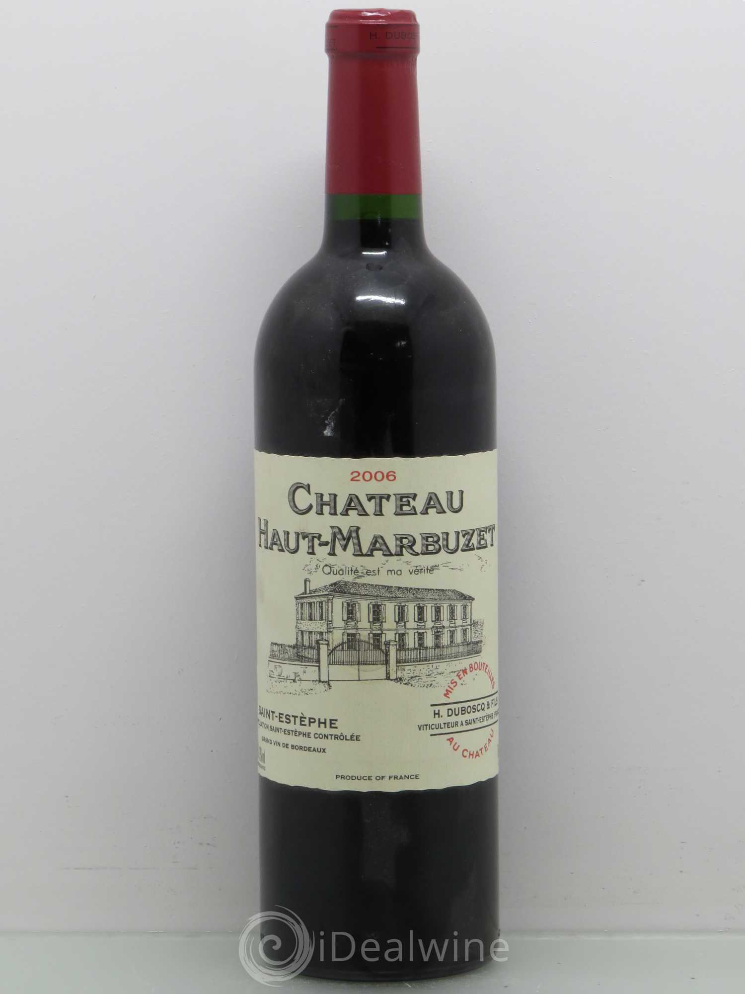Château Haut Marbuzet 2006 - Lot de 1 bouteille - 0