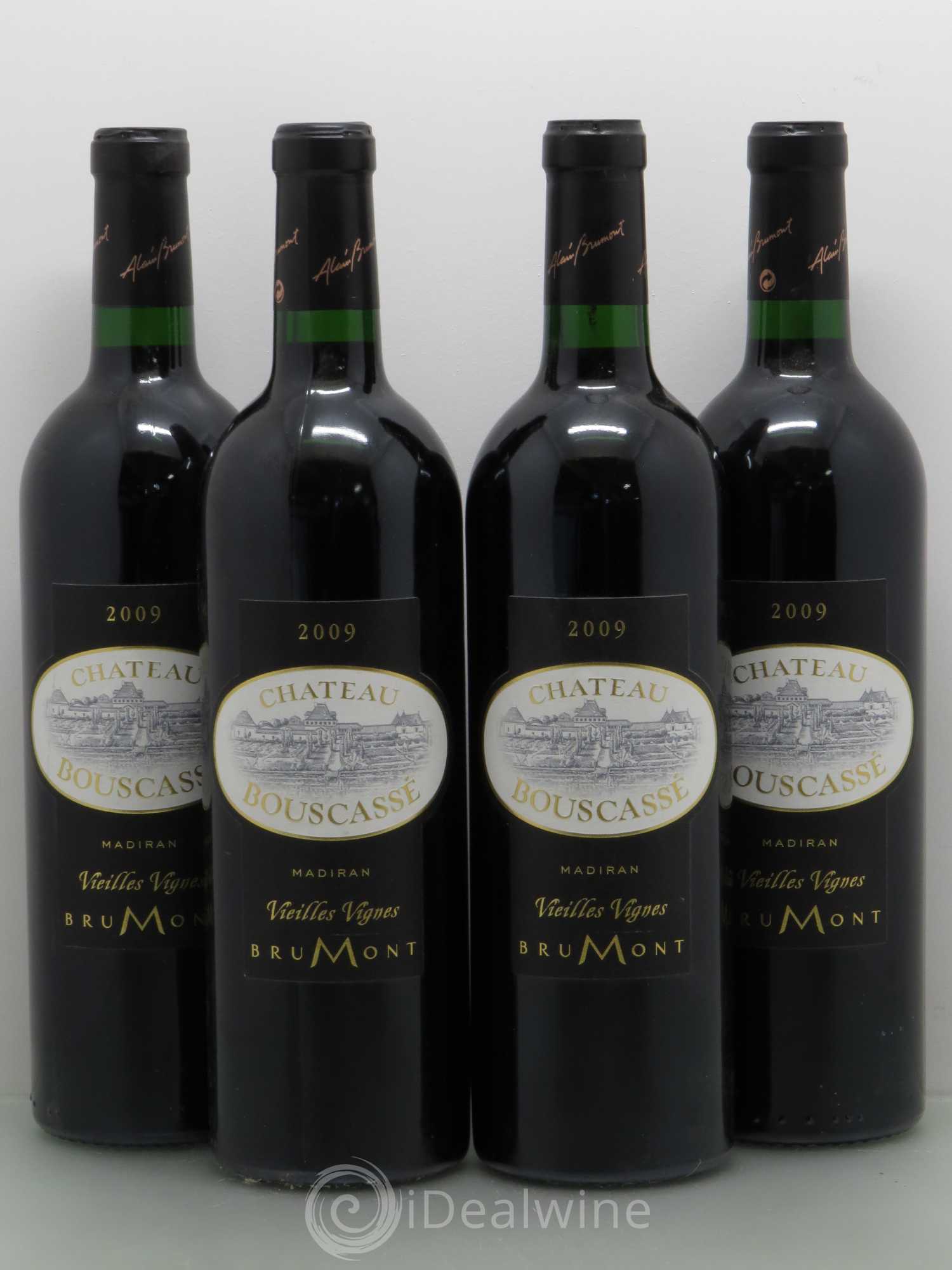 Madiran Vieilles Vignes Château Bouscassé - Alain Brumont 2009 - Lot de 4 bouteilles - 0