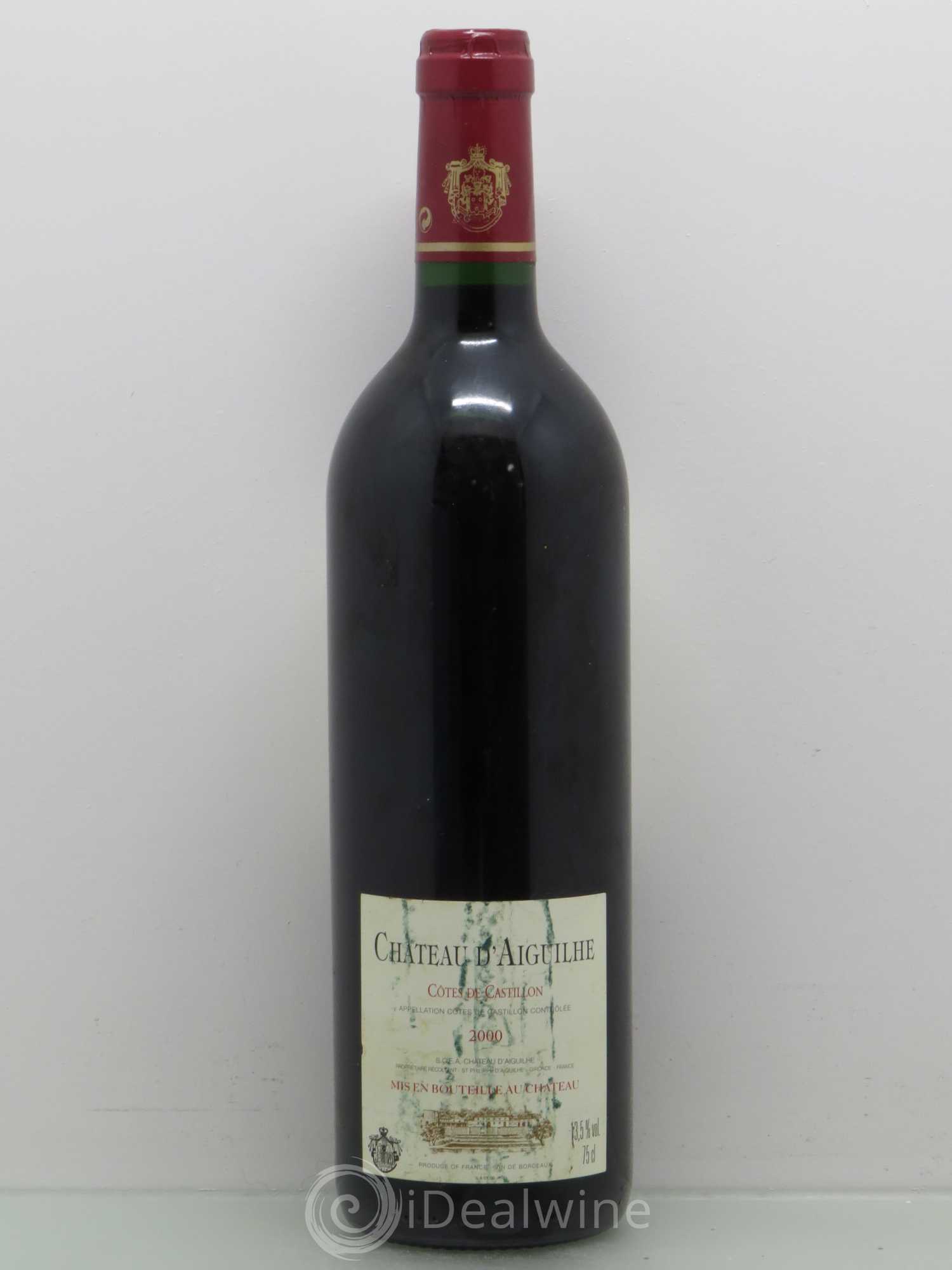 Château d' Aiguilhe 2000 - Lot de 1 bouteille - 1