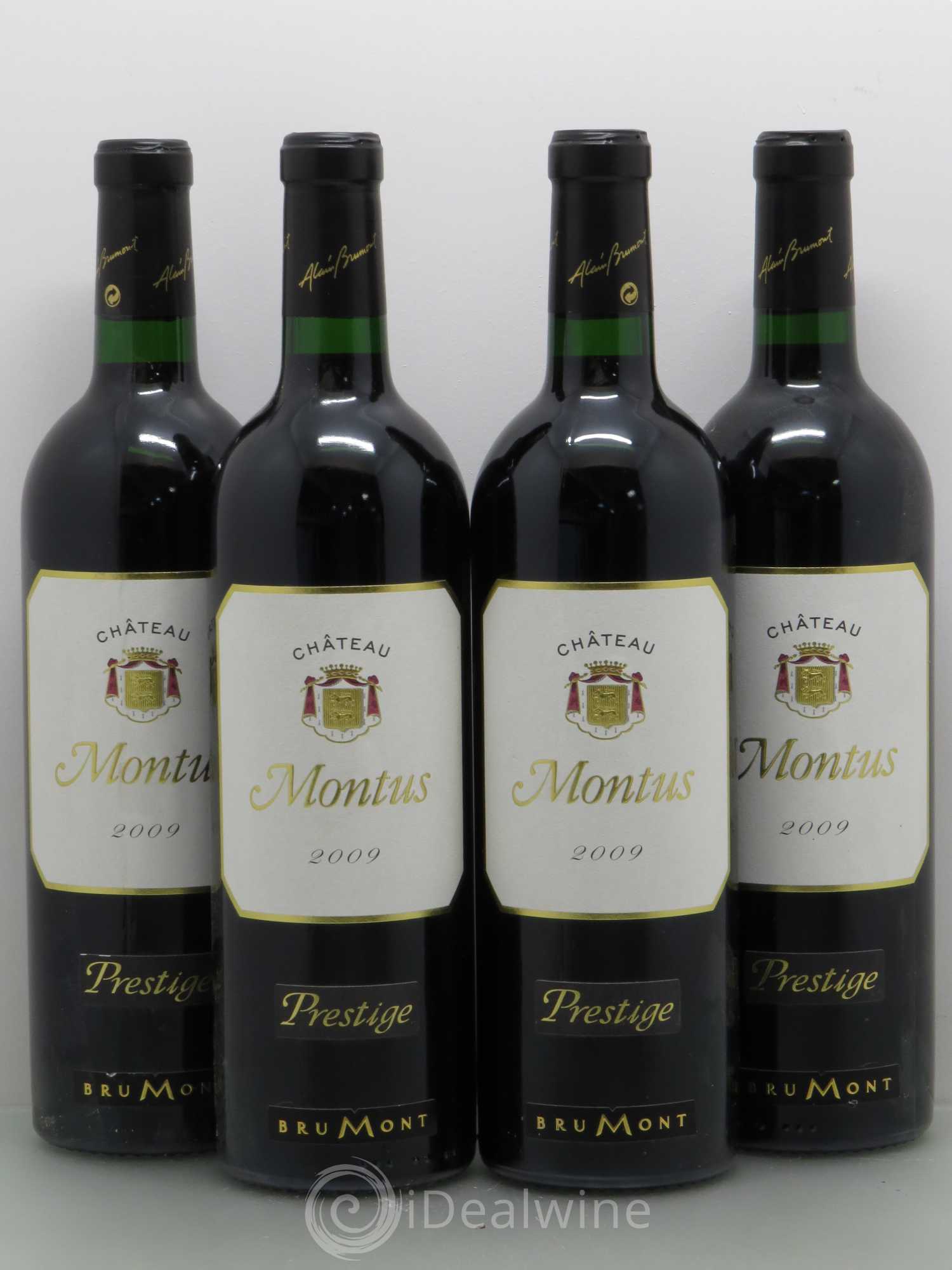 Madiran Château Montus-Prestige Alain Brumont 2009 - Lot de 4 bouteilles - 0