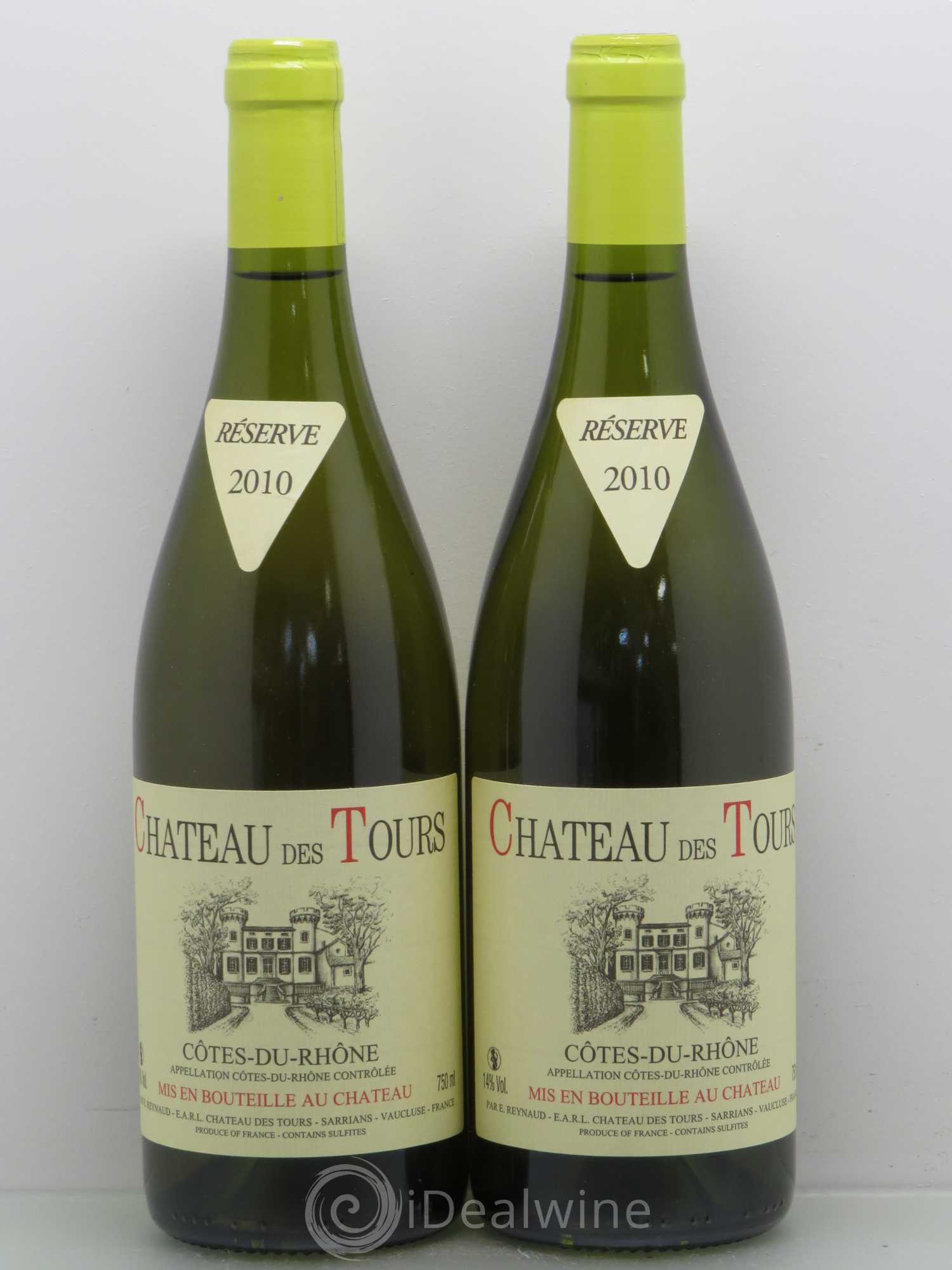 Côtes-du-Rhône Château des Tours Emmanuel Reynaud 2010 - Lot de 4 bouteilles - 2