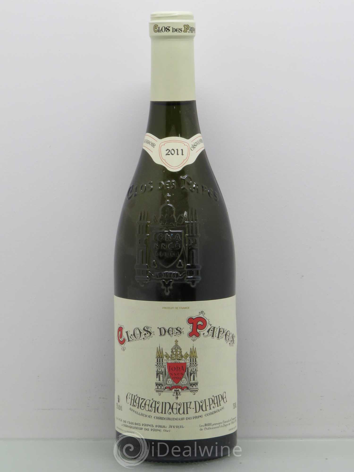 Châteauneuf-du-Pape Clos des Papes - Paul Avril 2011 - Lot de 1 bouteille - 0