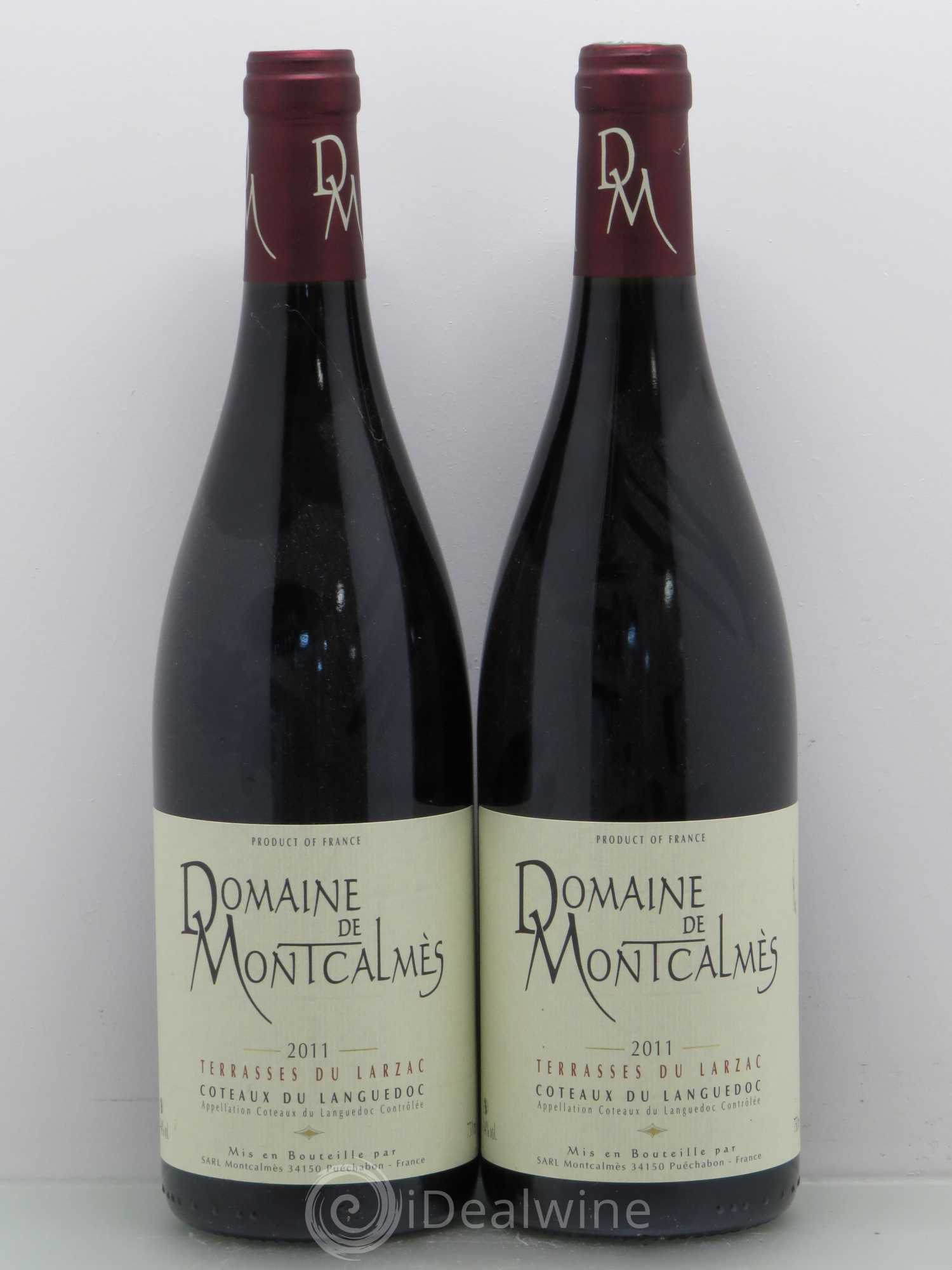 Terrasses du Larzac Domaine de Montcalmès Frédéric Pourtalié 2011 - Lot de 2 bouteilles - 0