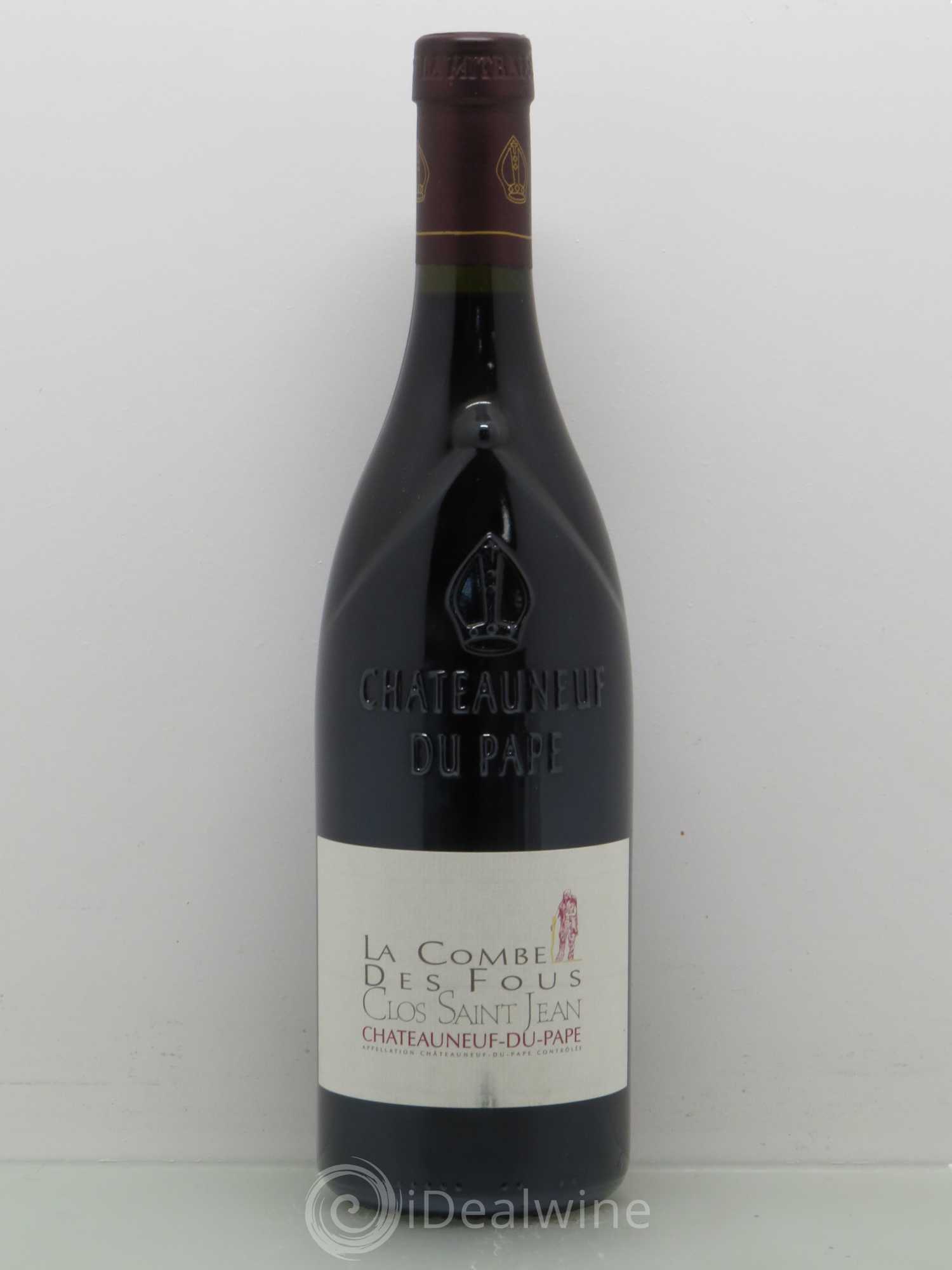 Châteauneuf-du-Pape Clos Saint-Jean La Combe des Fous Pascal et Vincent Maurel 2009 - Lot de 1 bouteille - 0