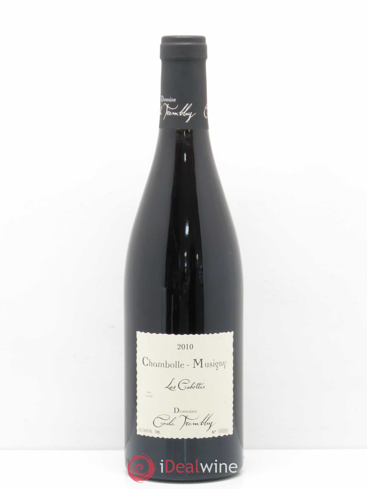 Chambolle-Musigny Les Cabottes Cécile Tremblay 2010 - Lot de 1 bouteille - 0