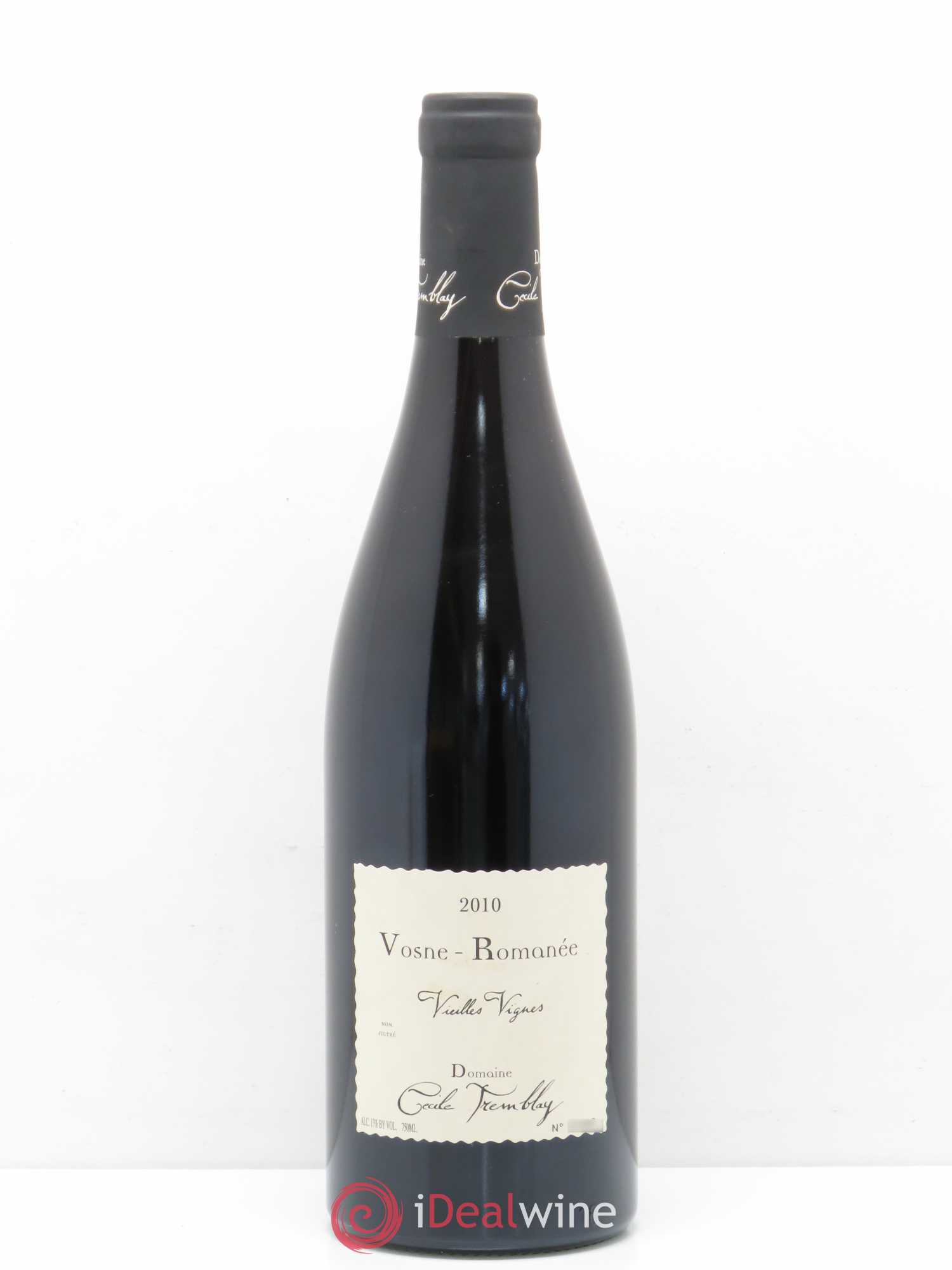 Vosne-Romanée Vieilles Vignes Cécile Tremblay 2010 - Lot de 1 bouteille - 0