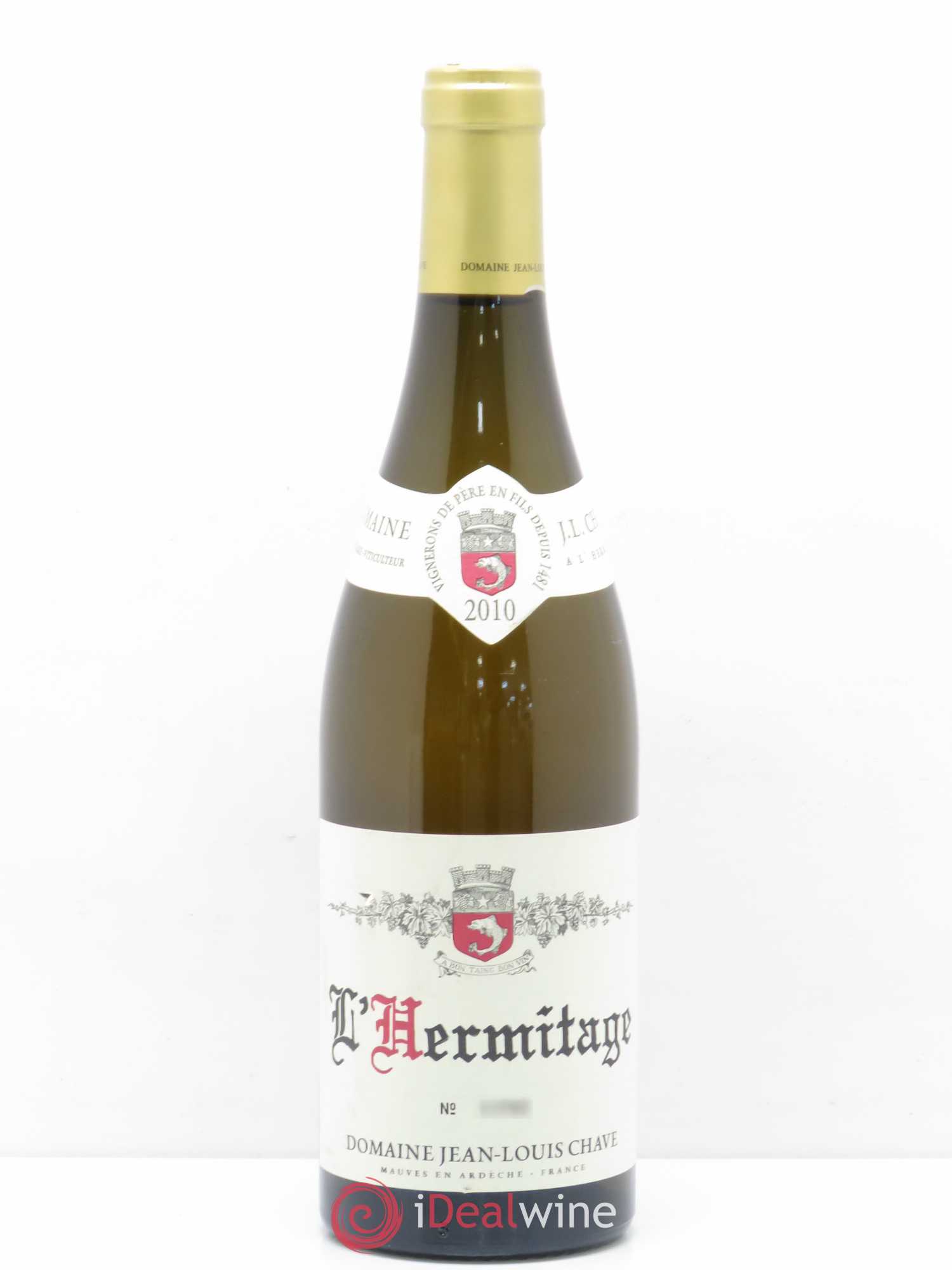 Hermitage Jean-Louis Chave 2010 - Lot de 1 bouteille - 0
