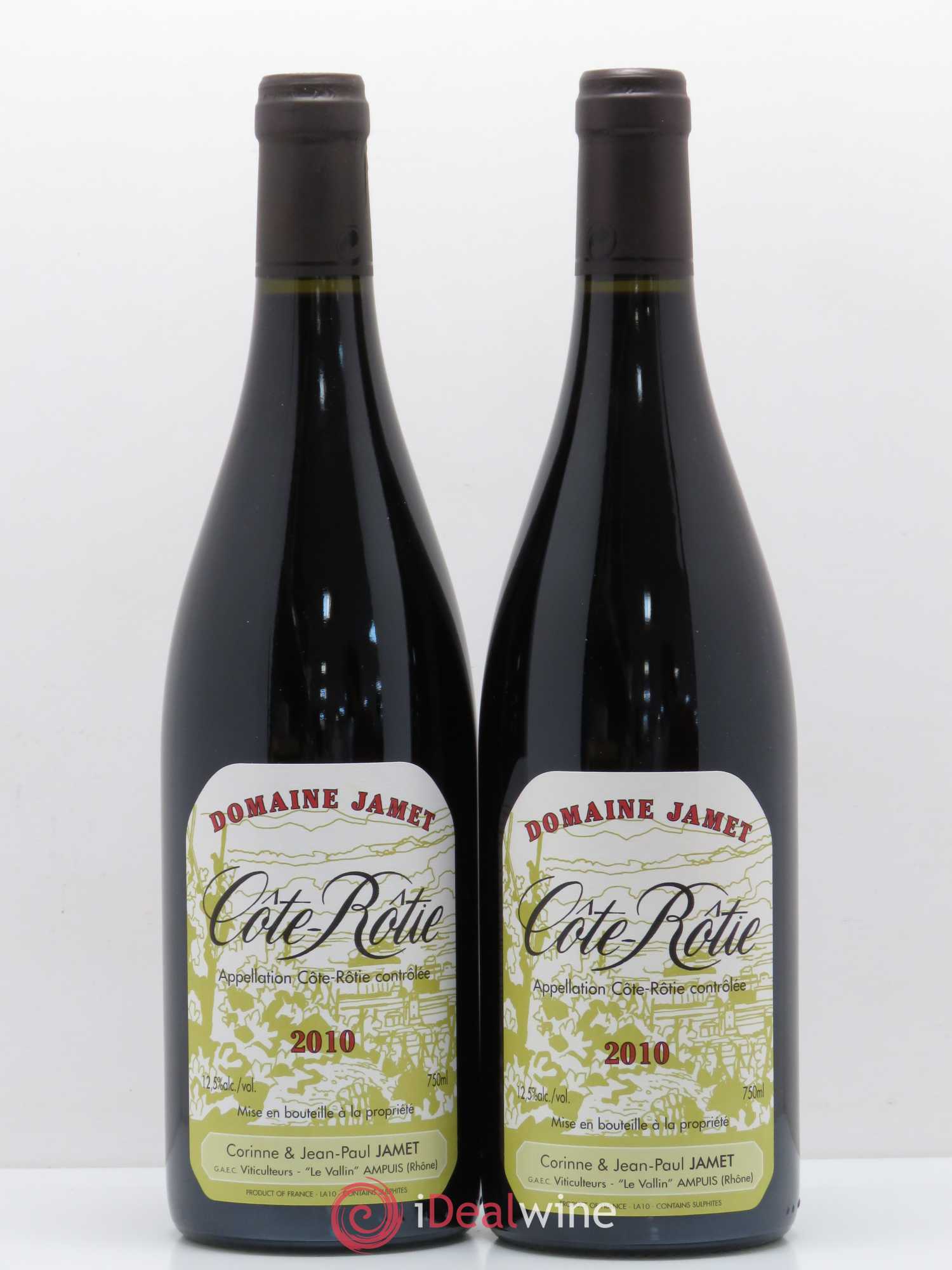 Côte-Rôtie Jamet (Domaine) 2010 - Lot de 2 bouteilles - 0