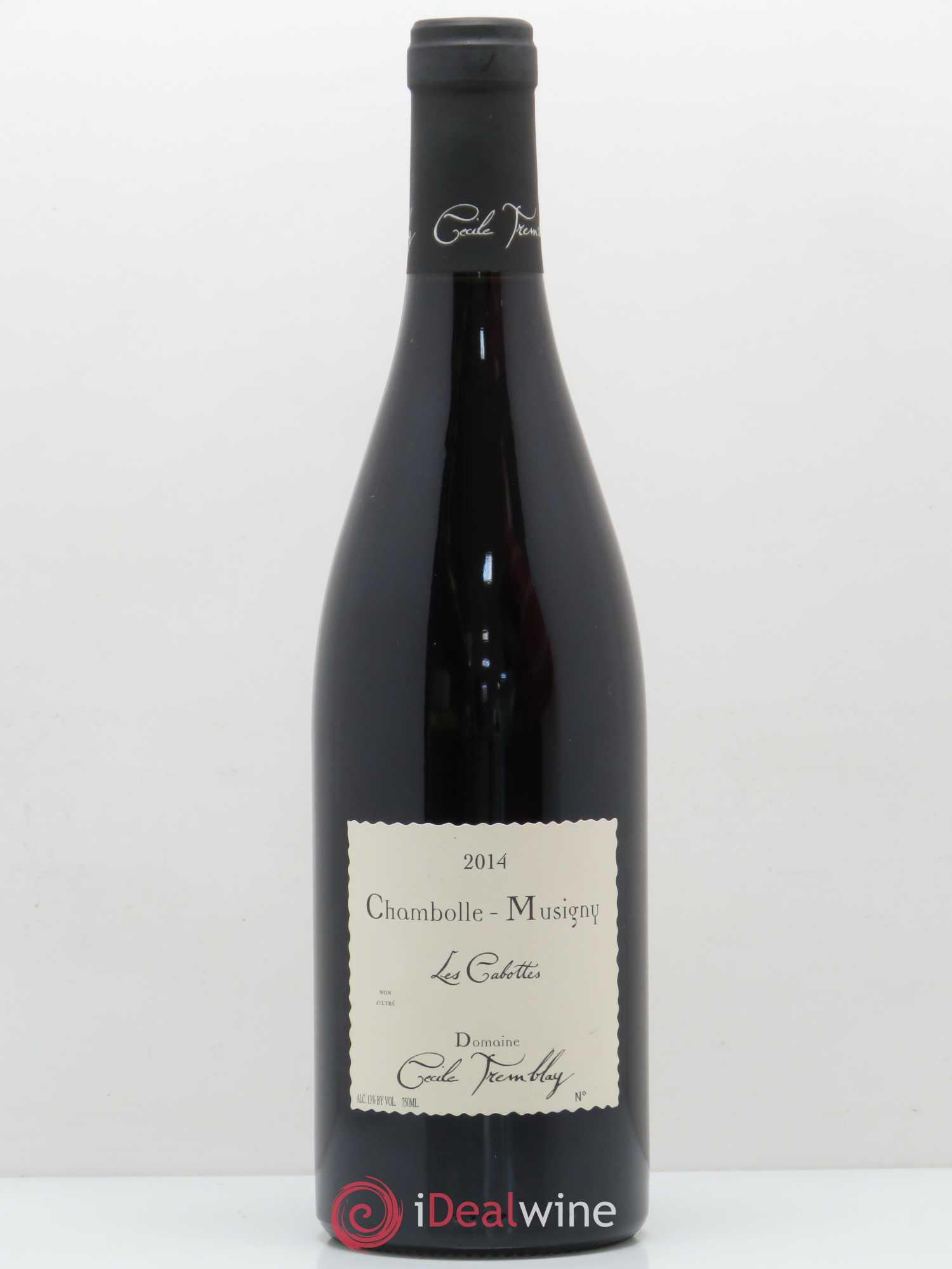 Chambolle-Musigny Les Cabottes Cécile Tremblay 2014 - Lot de 1 bouteille - 0