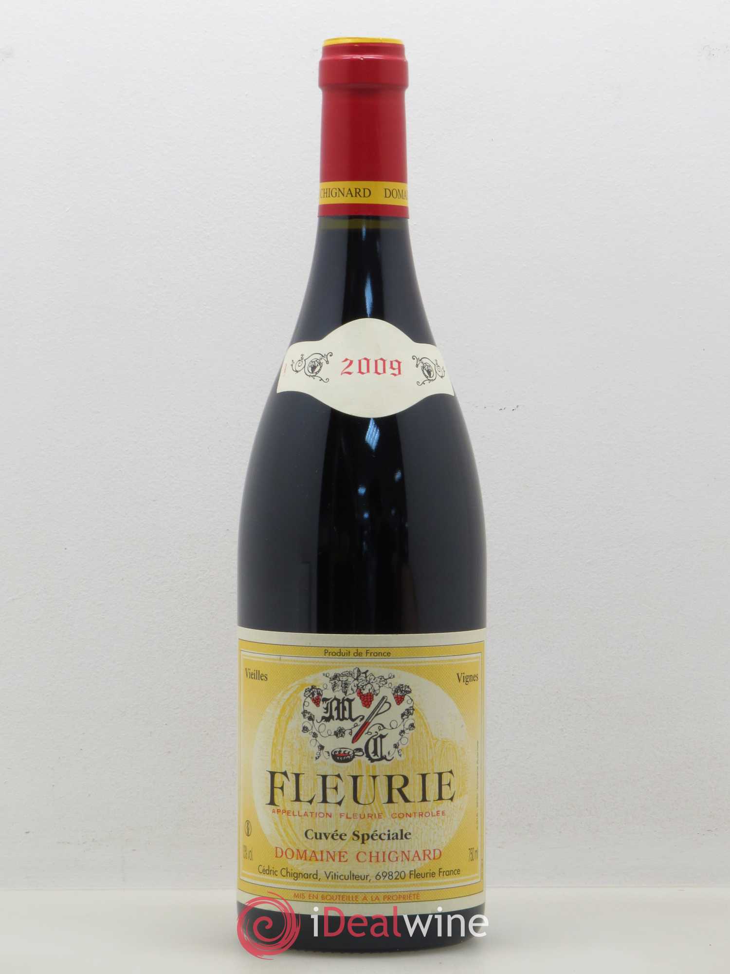 Fleurie Cuvée Spéciale Vieilles Vignes Chignard (Domaine) 2009 - Lot de 1 bouteille - 0
