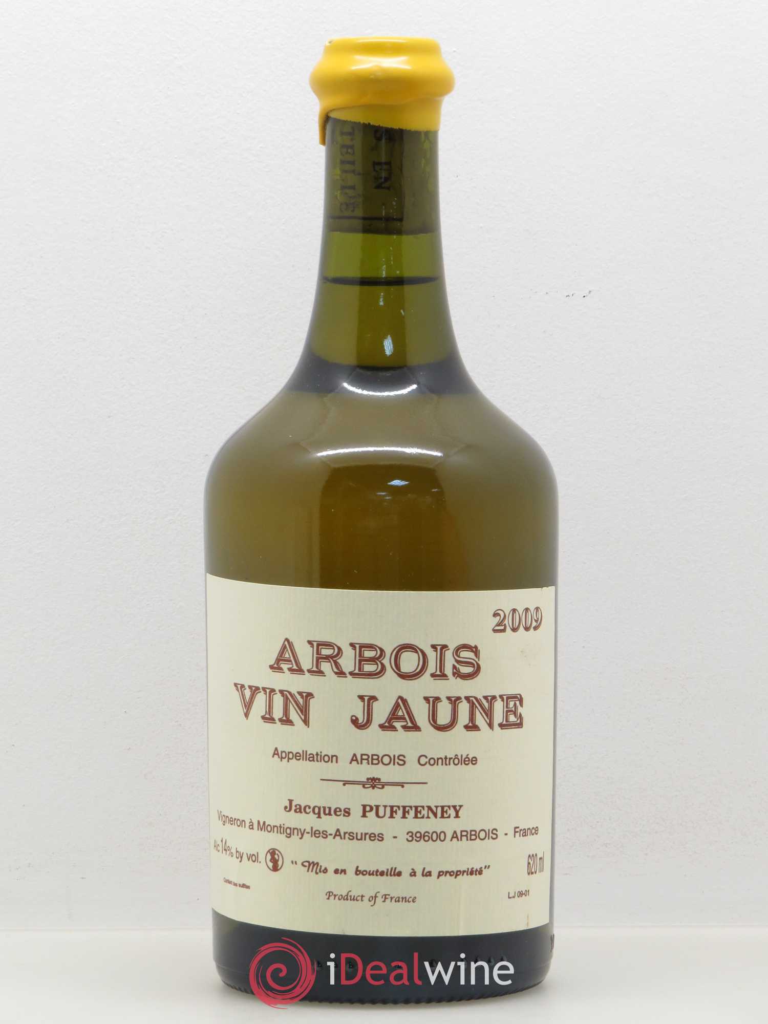 Arbois Vin Jaune Jacques Puffeney 2009 - Lot de 1 bouteille - 0