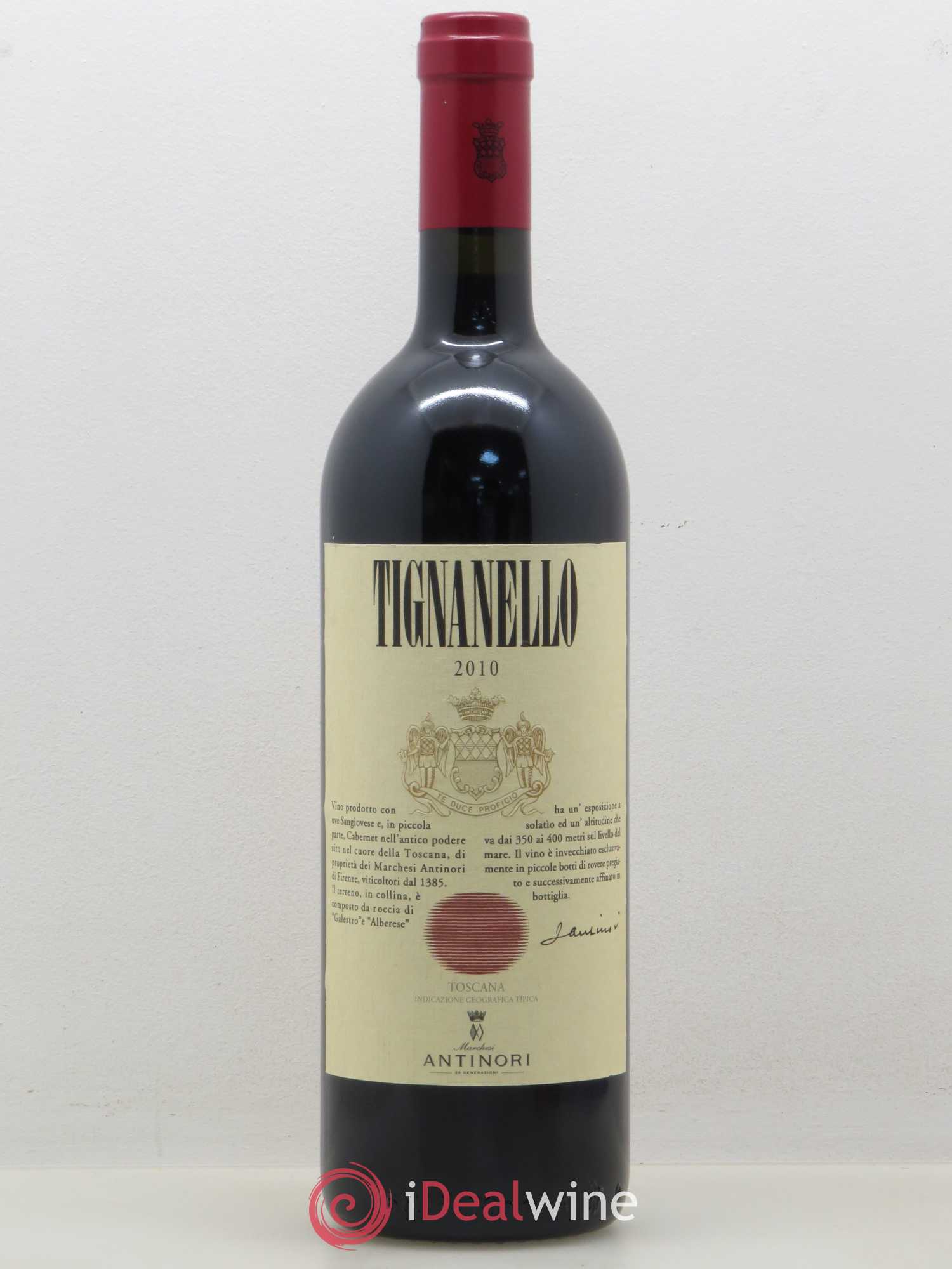 Toscana IGT Tignanello Tenuta Tignanello - Marchesi Antinori 2010 - Lot de 1 bouteille - 0
