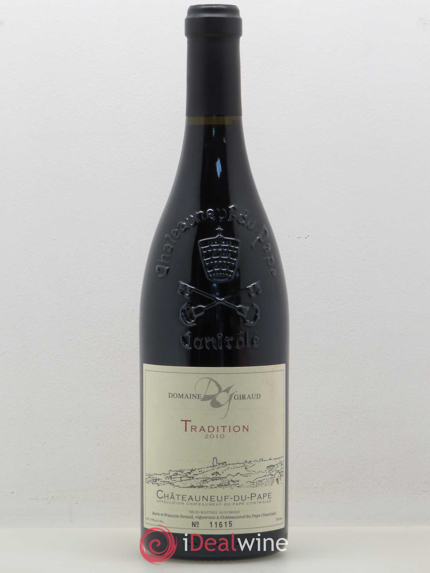 Châteauneuf-du-Pape Tradition Giraud (Domaine) 2010 - Lot de 1 bouteille - 0