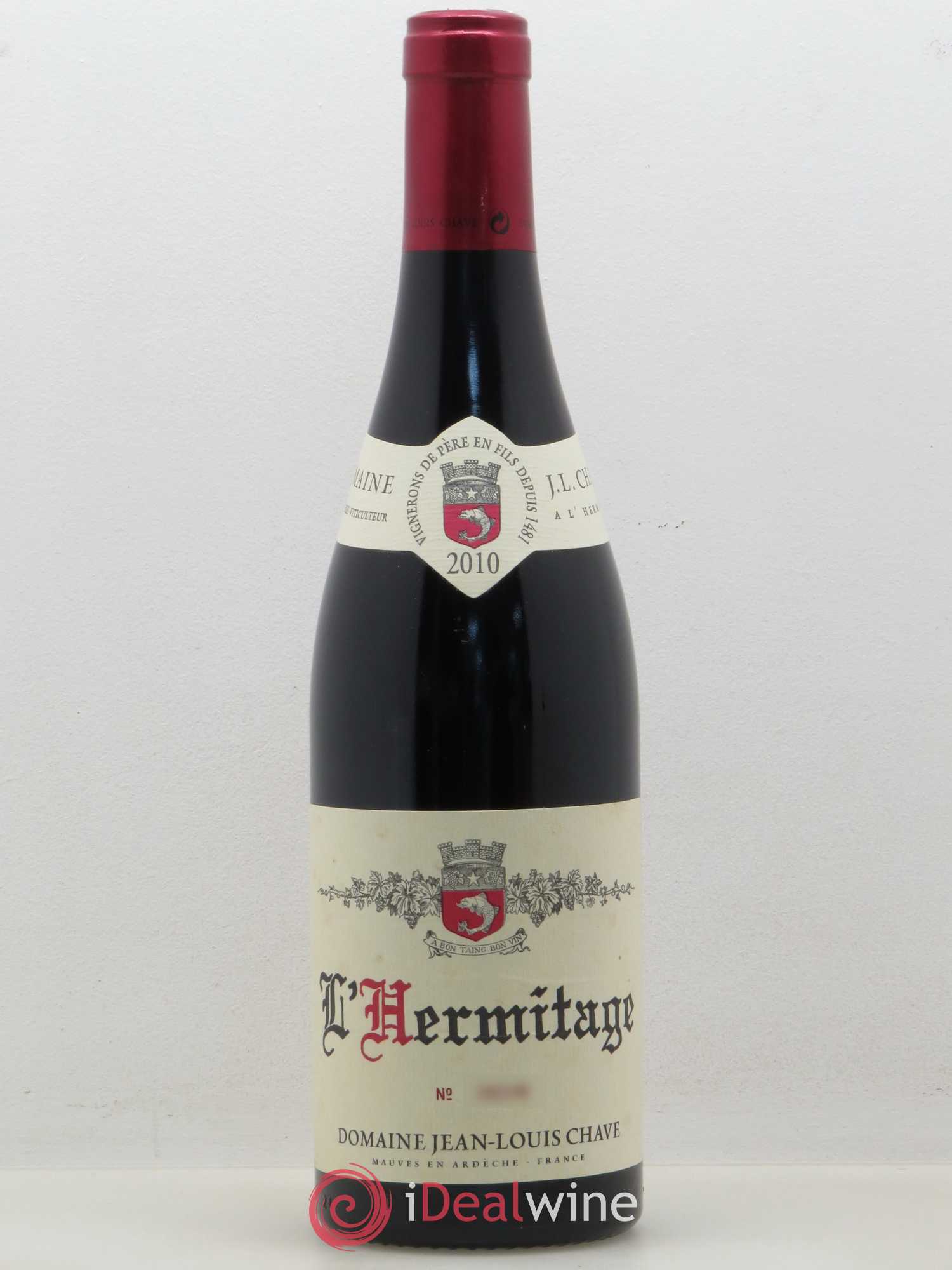 Hermitage Jean-Louis Chave 2010 - Lot de 1 bouteille - 0