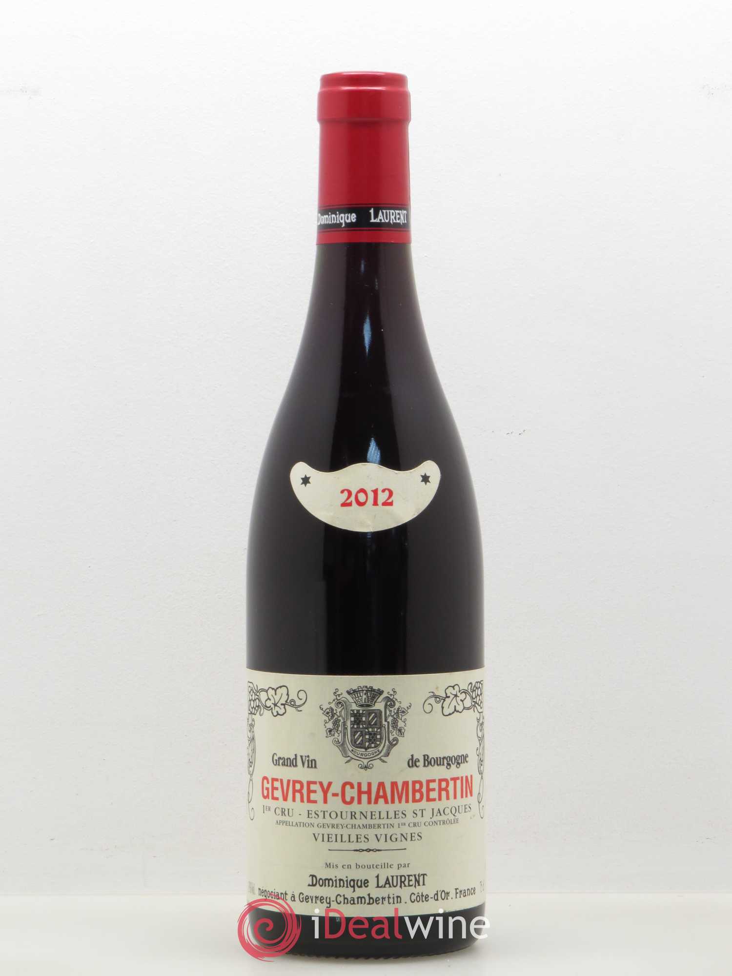 Gevrey-Chambertin 1er Cru Estournelles Saint Jacques Vieilles Vignes Dominique Laurent 2012 - Posten von 1 Flasche - 0