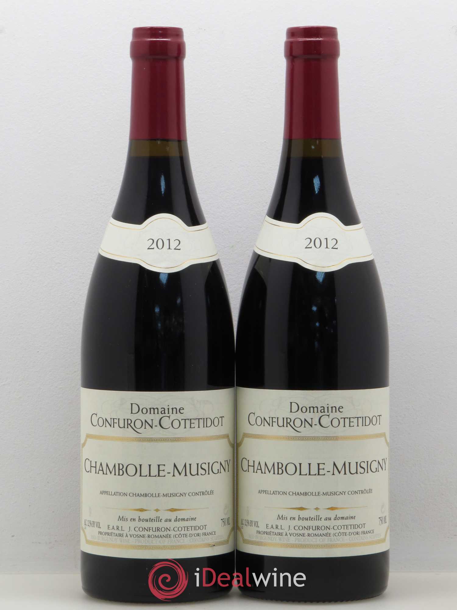 Chambolle-Musigny Confuron-Cotetidot 2012 - Lot de 2 bouteilles - 0