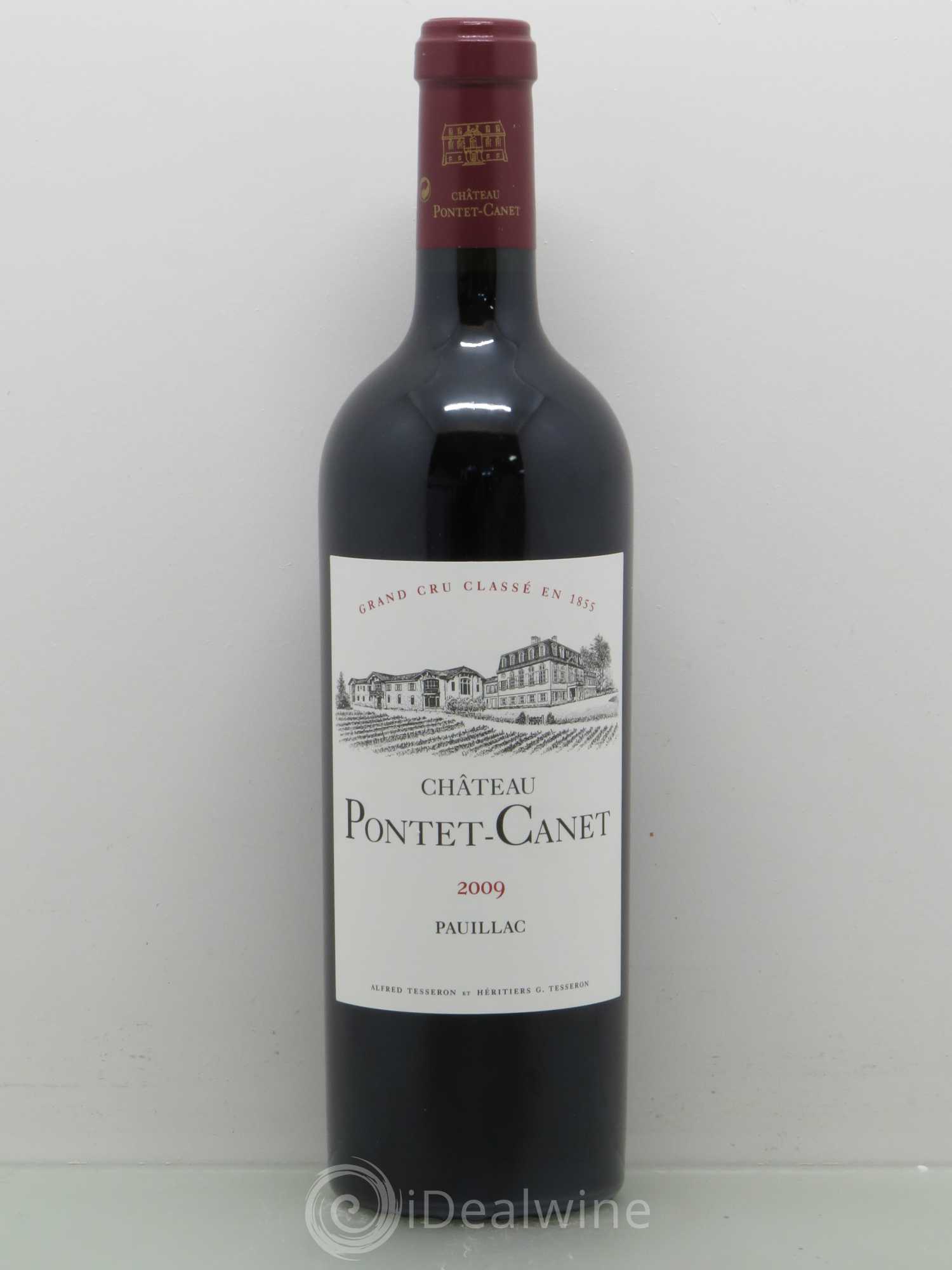Château Pontet Canet 5ème Grand Cru Classé 2009 - Lot de 1 bouteille - 0