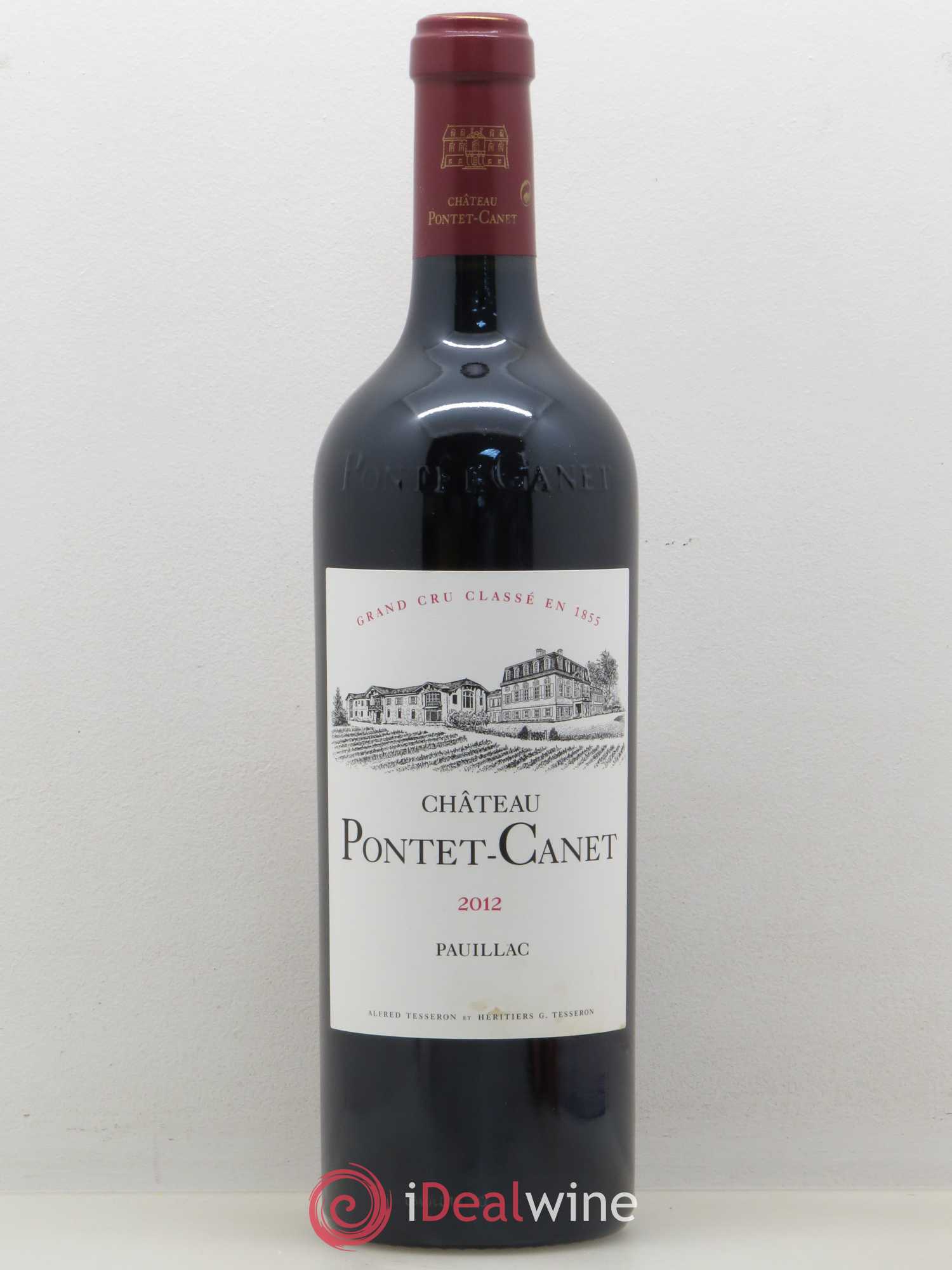 Château Pontet Canet 5ème Grand Cru Classé 2012 - Lot de 1 bouteille - 0