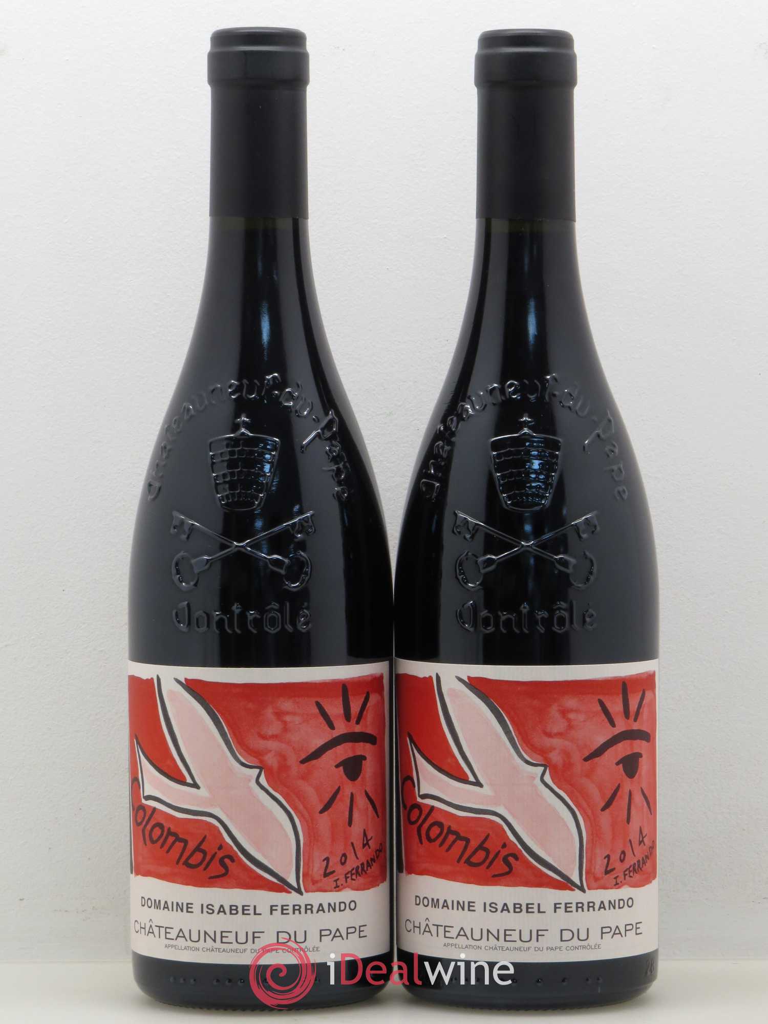 Châteauneuf-du-Pape Colombis Domaine Saint-Préfert 2014 - Lot de 2 bouteilles - 0