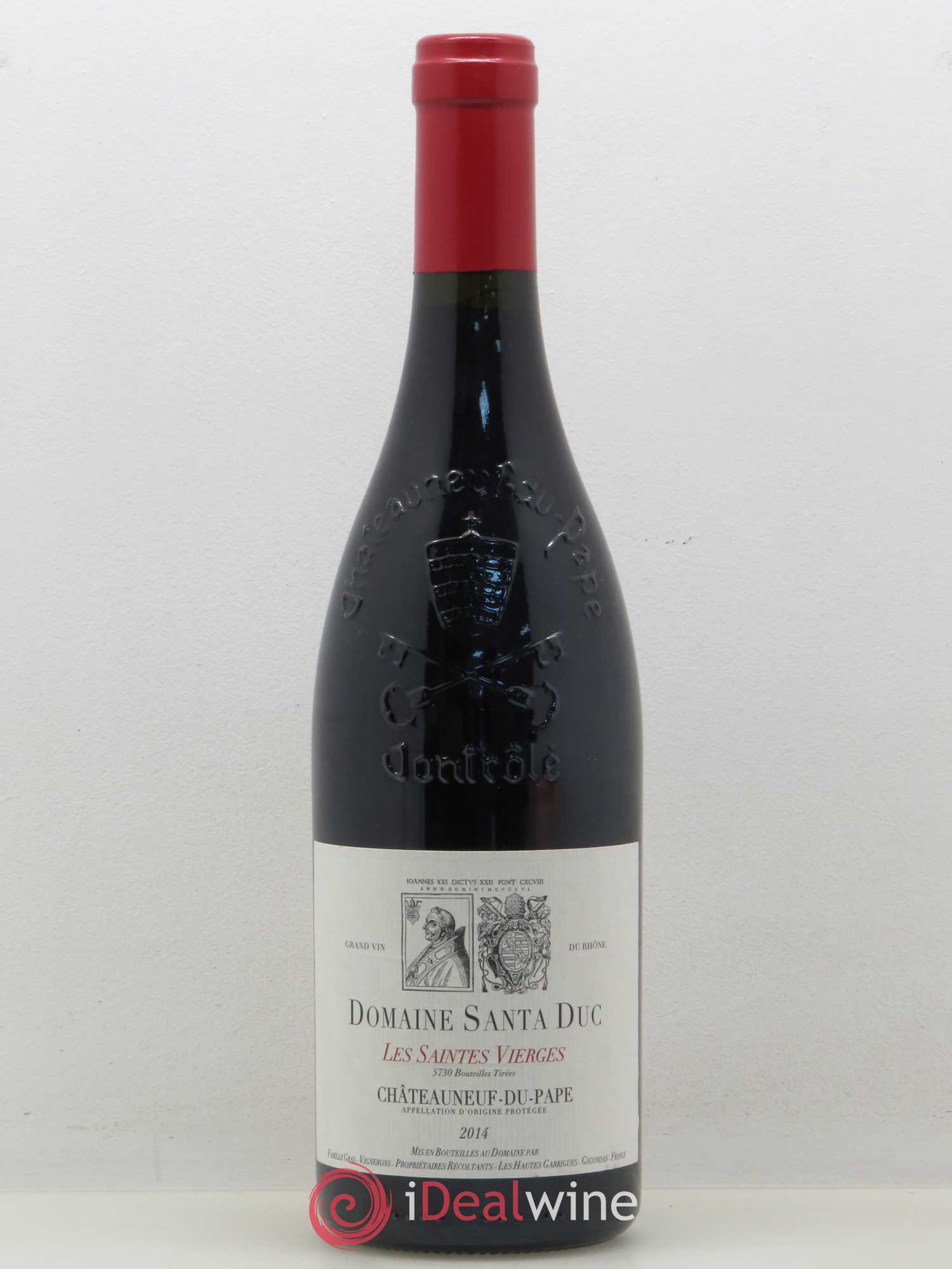 Châteauneuf-du-Pape Les Saintes Vierges Domaine Santa Duc (sans prix de réserve) 2014 - Posten von 1 Flasche - 0